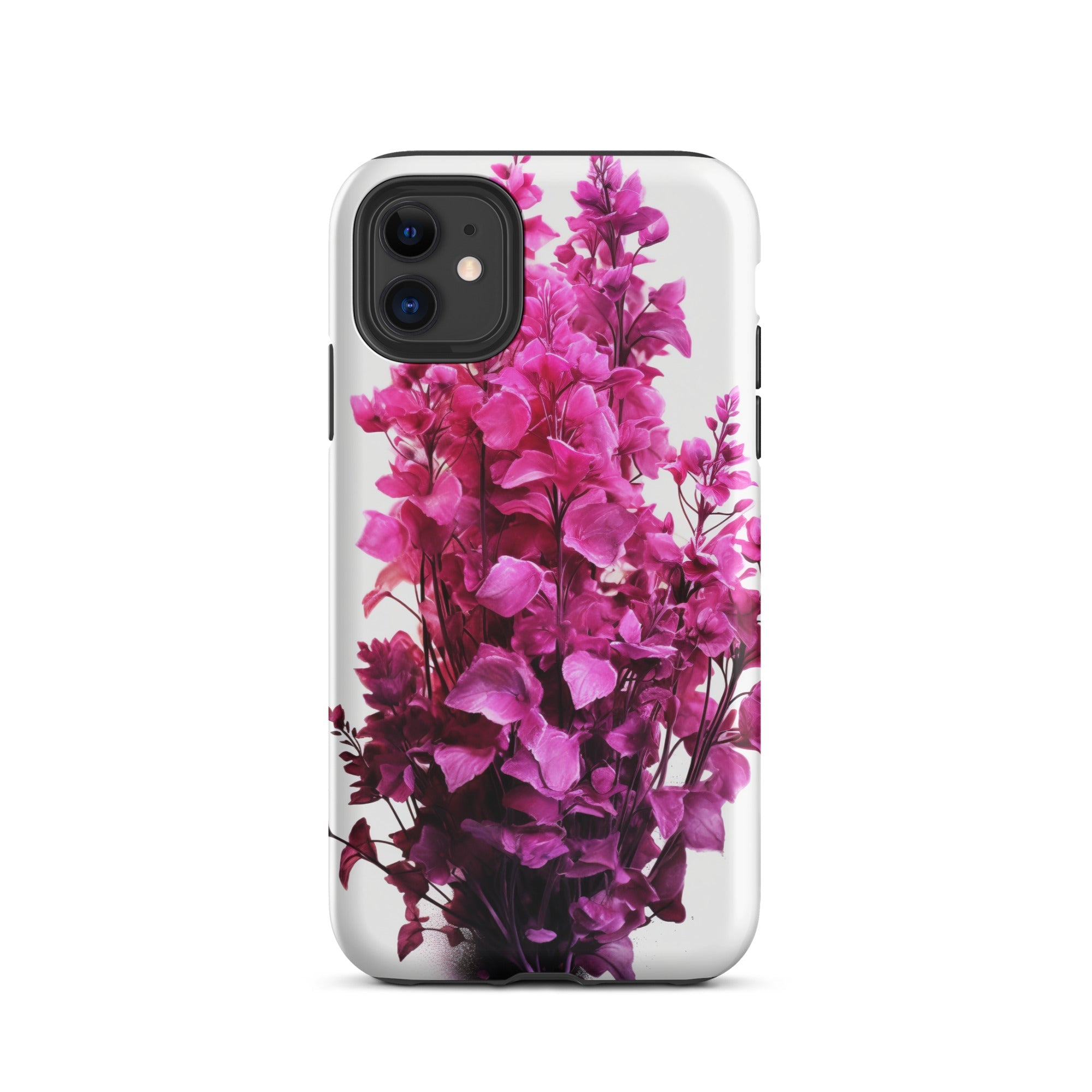 Coral Bells Palace Purple Flower iPhone Case by Visual Verse - Image 2