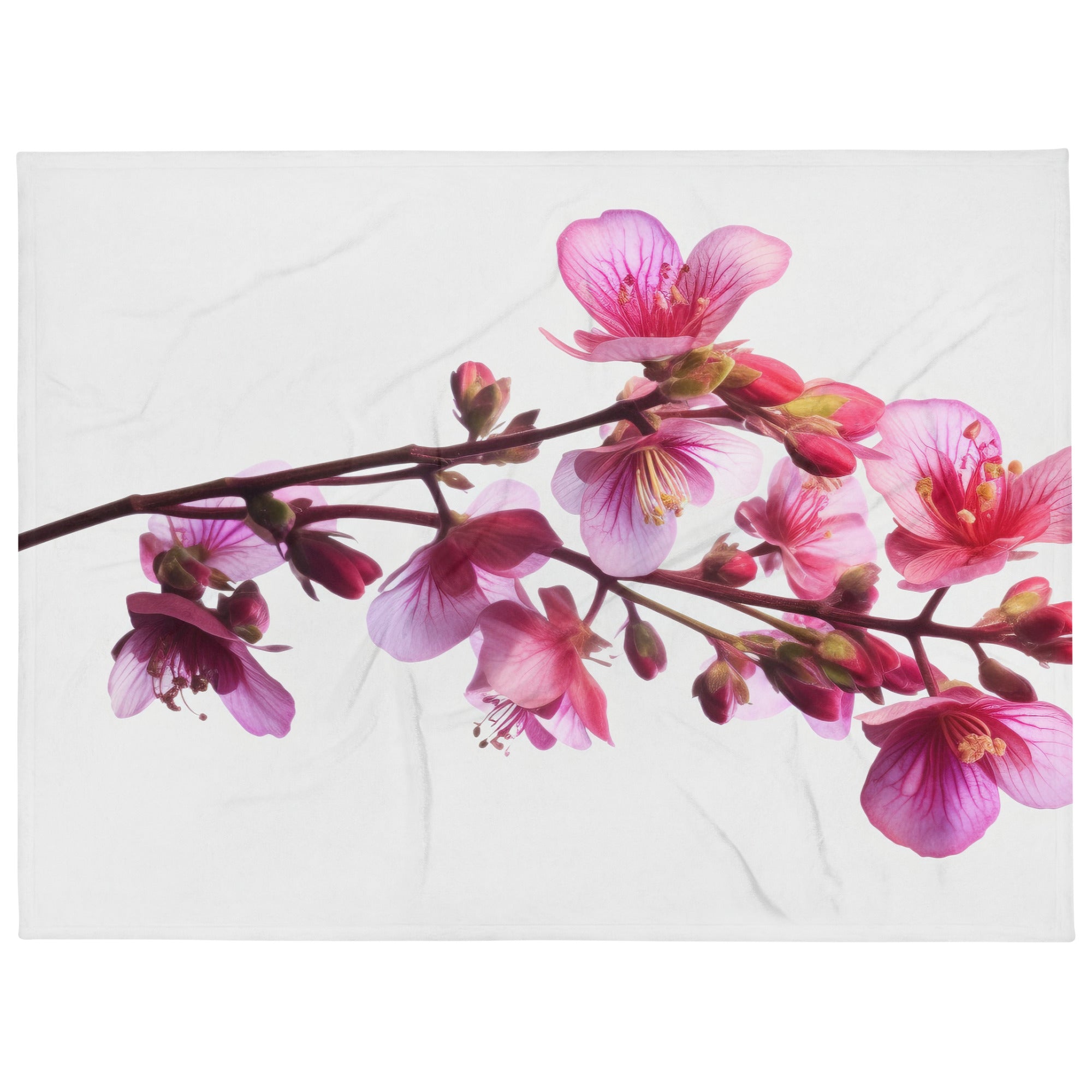 Coral Bells Plum Pudding Flower Blanket by Visual Verse - Image 1