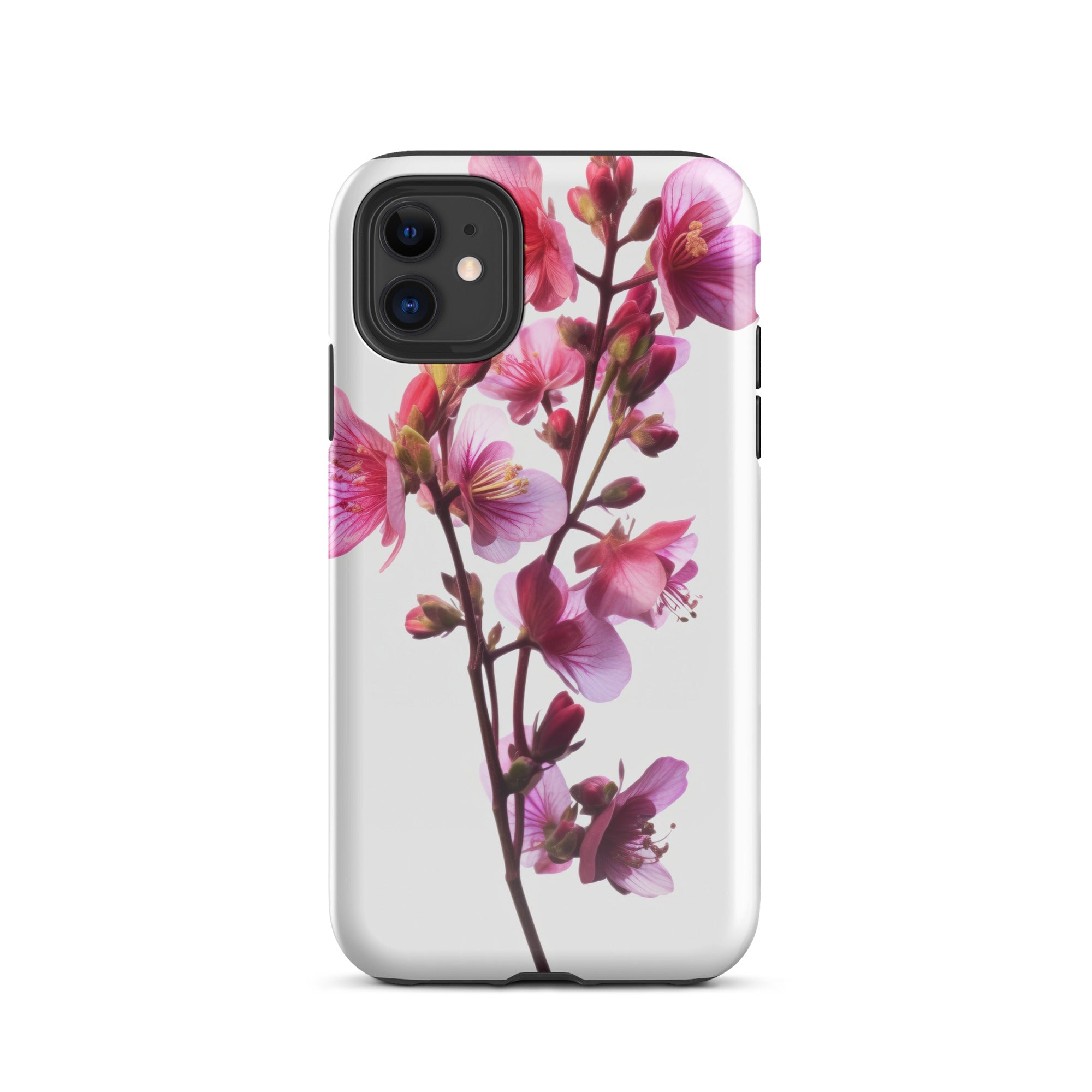 Coral Bells Plum Pudding Flower iPhone Case by Visual Verse - Image 1