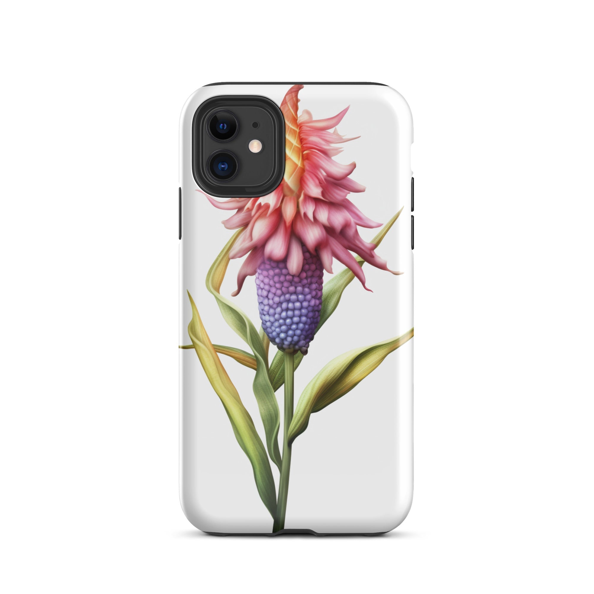 Corn Cockle Flower iPhone Case by Visual Verse - Image 1