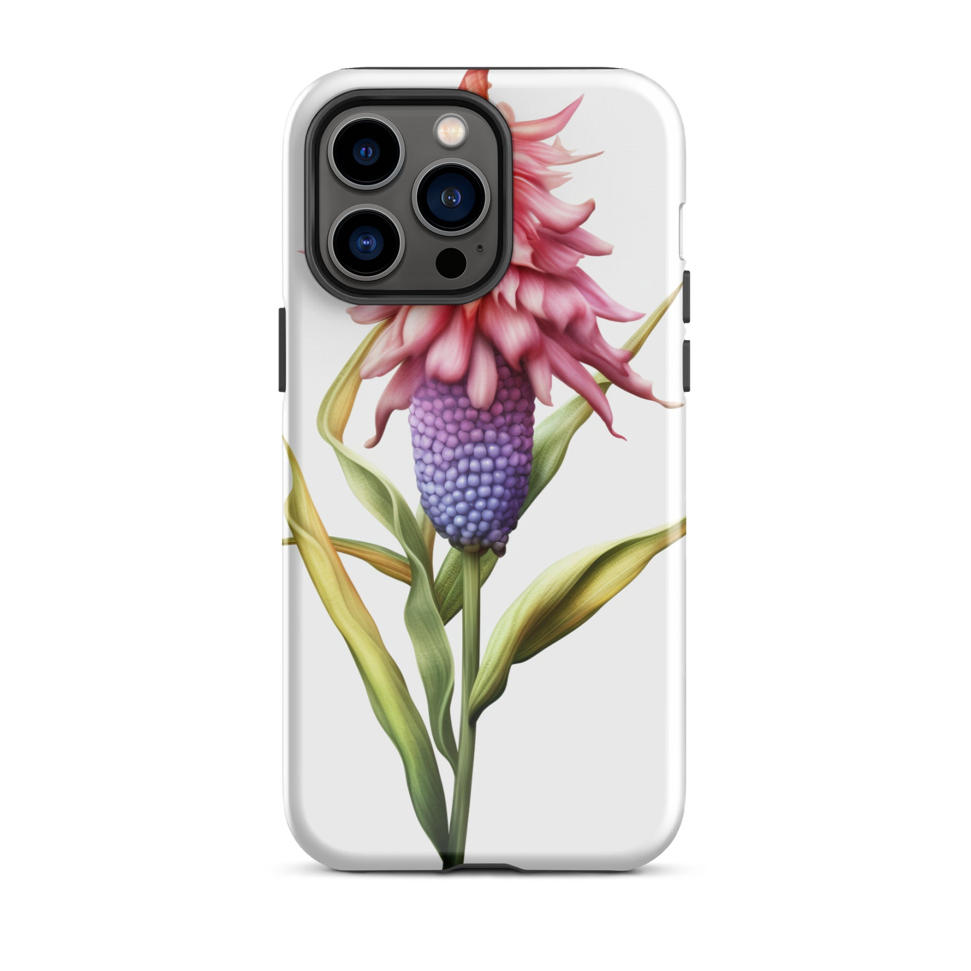 Corn Cockle Flower iPhone Case by Visual Verse - Image 29