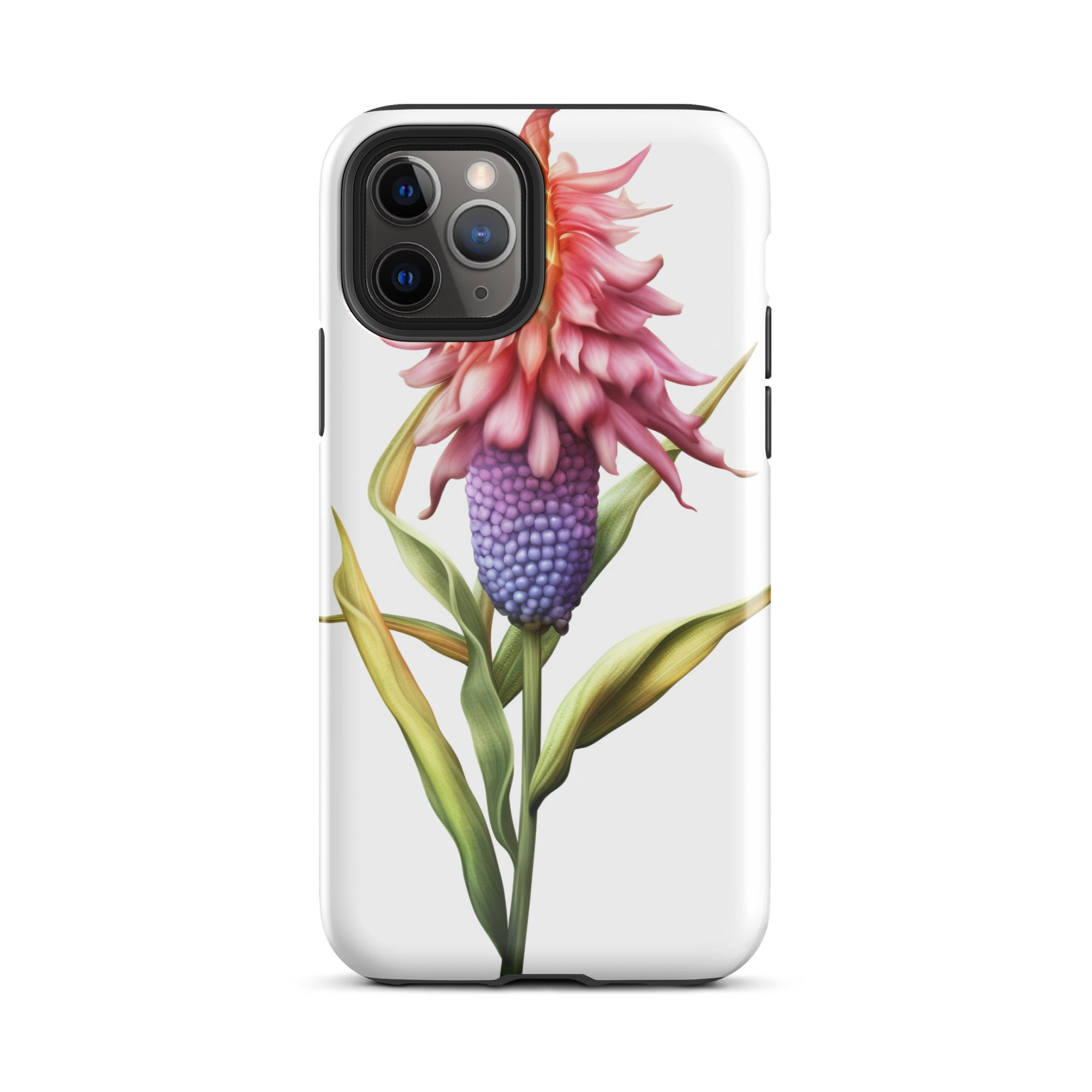 Corn Cockle Flower iPhone Case by Visual Verse - Image 3