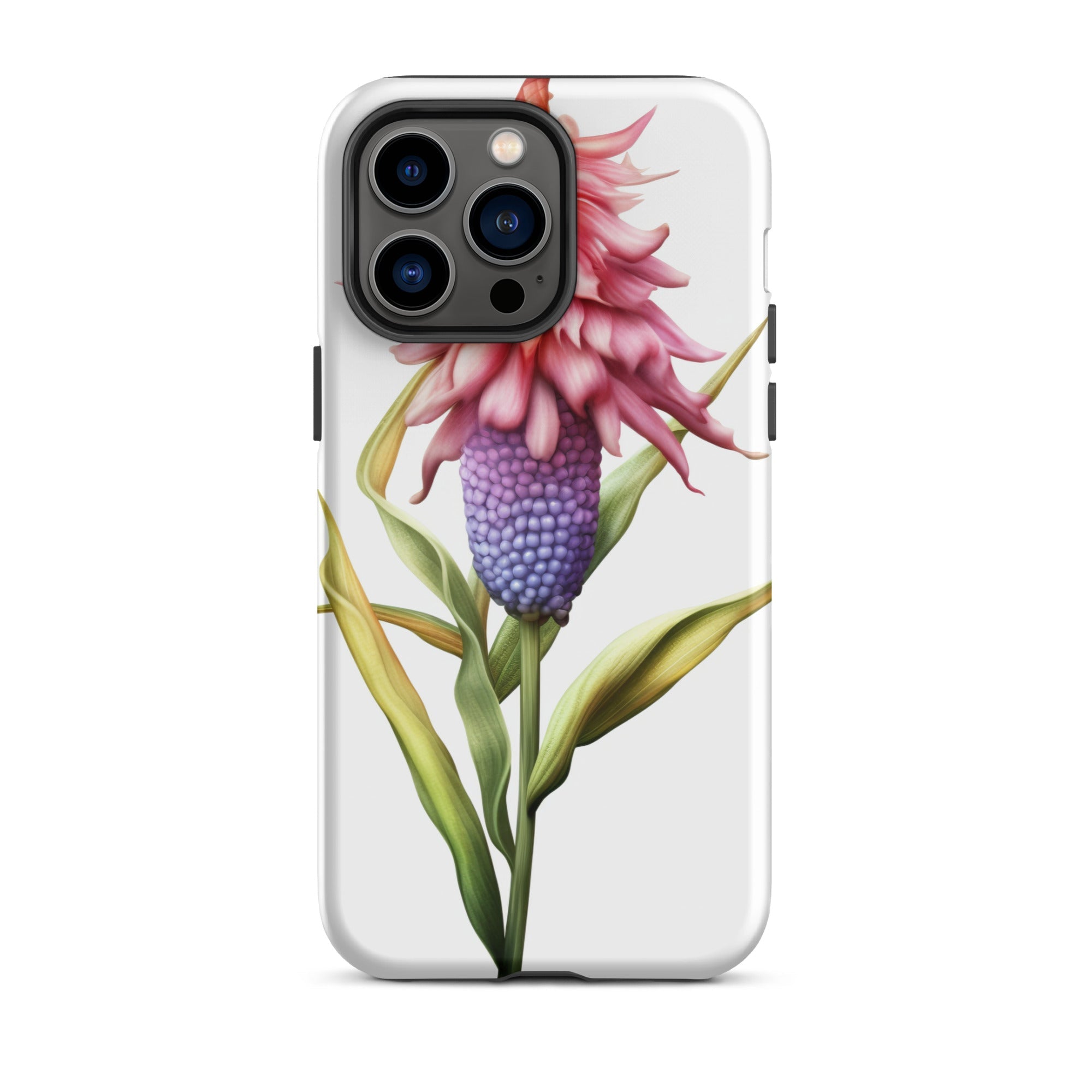 Corn Cockle Flower iPhone Case by Visual Verse - Image 30
