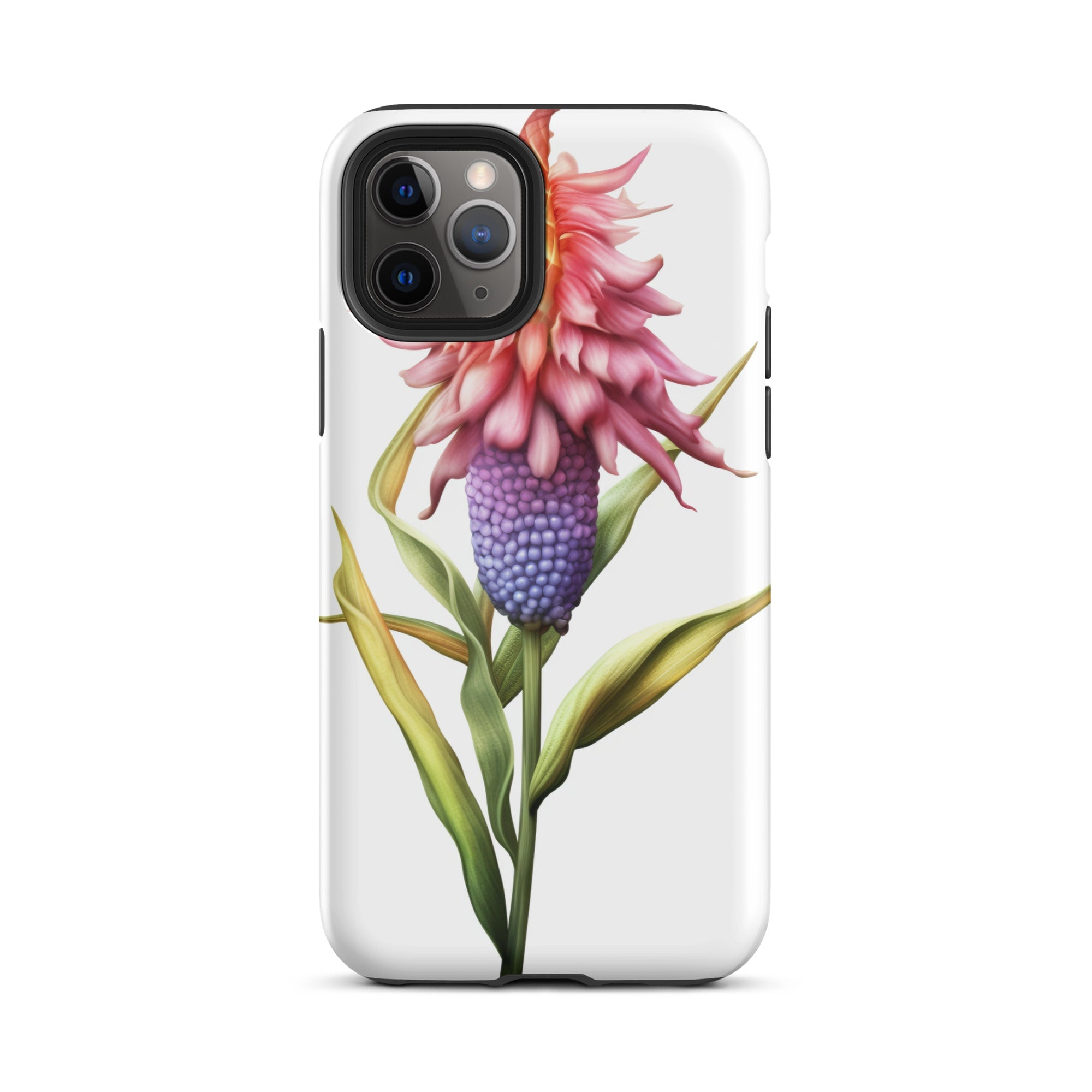 Corn Cockle Flower iPhone Case by Visual Verse - Image 4