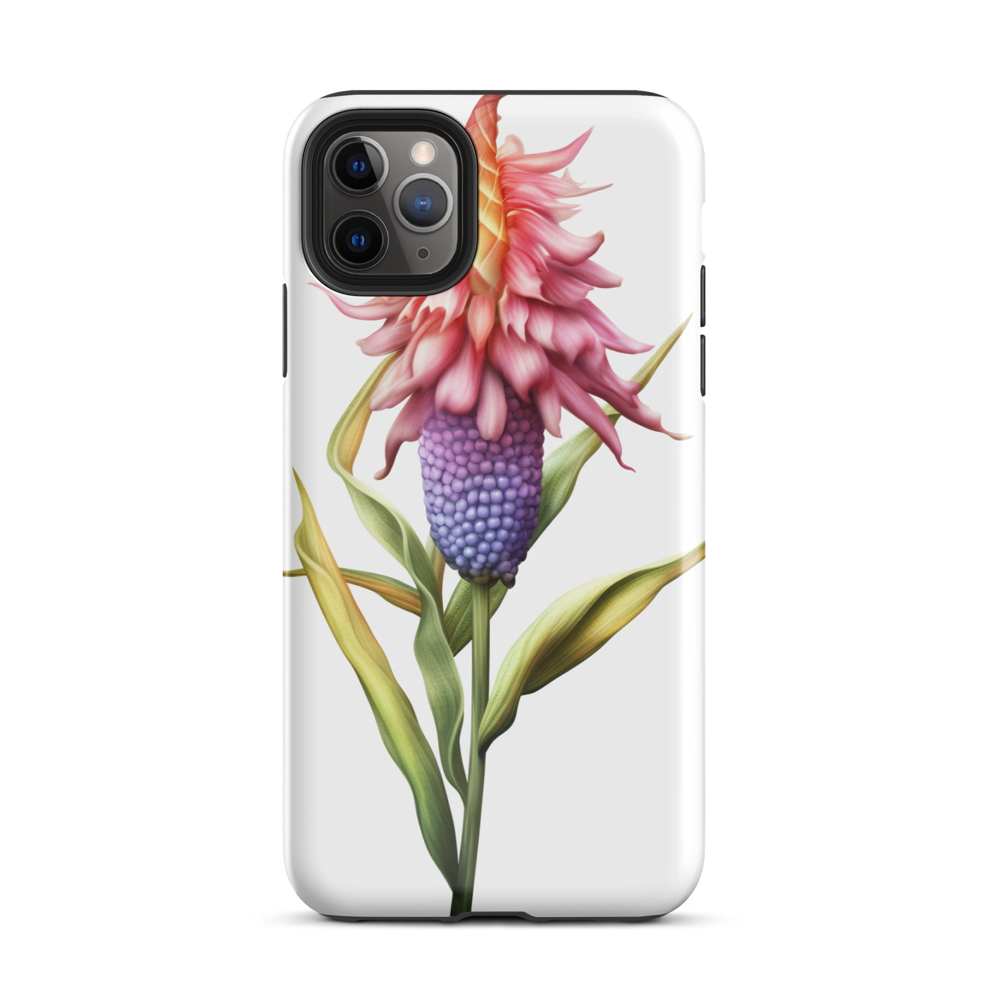 Corn Cockle Flower iPhone Case by Visual Verse - Image 5