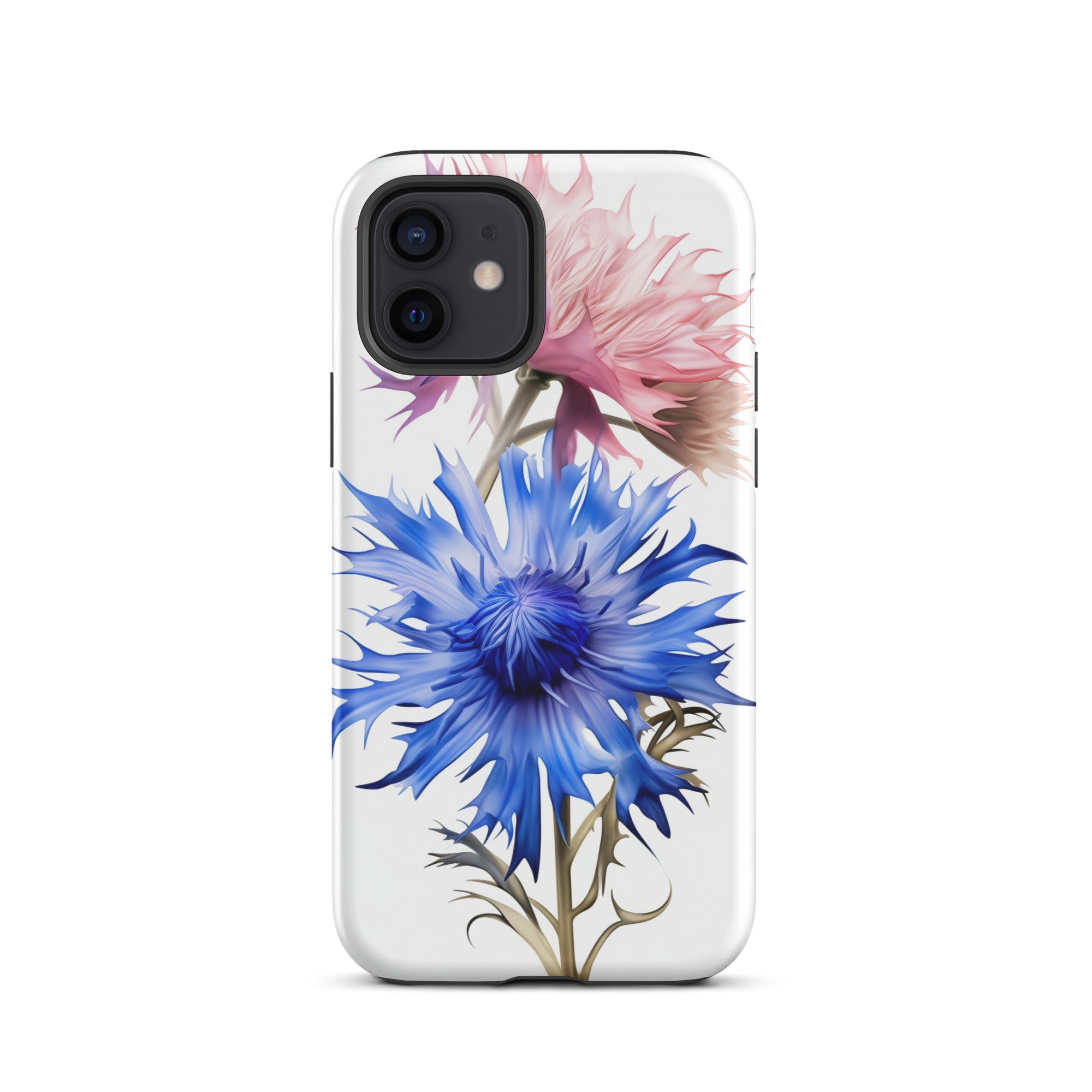 Cornflower Pink & Blue Flower iPhone Case by Visual Verse - Image 10