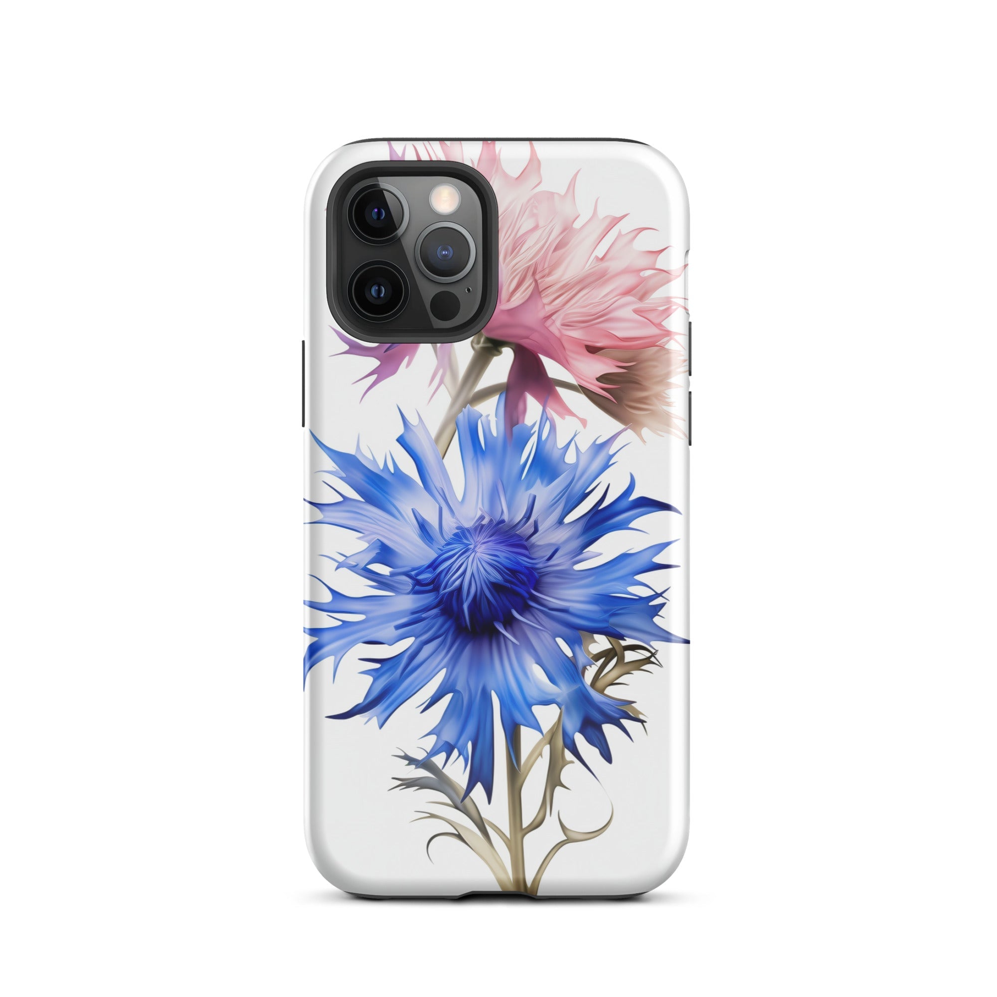 Cornflower Pink & Blue Flower iPhone Case by Visual Verse - Image 11