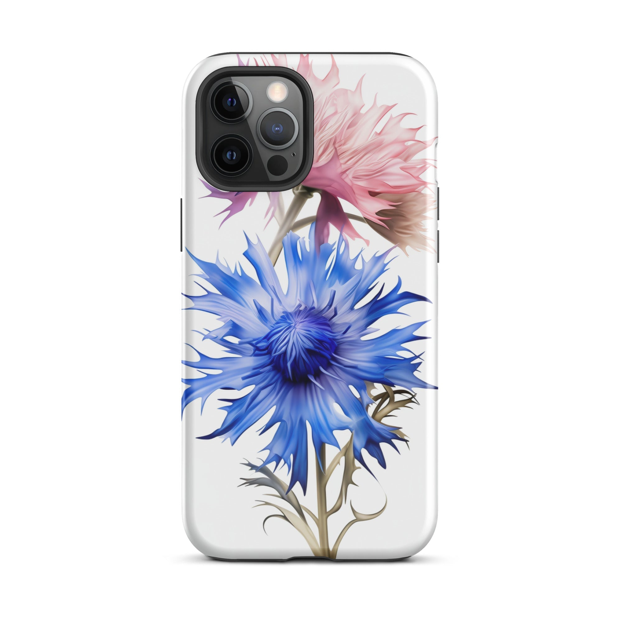 Cornflower Pink & Blue Flower iPhone Case by Visual Verse - Image 13