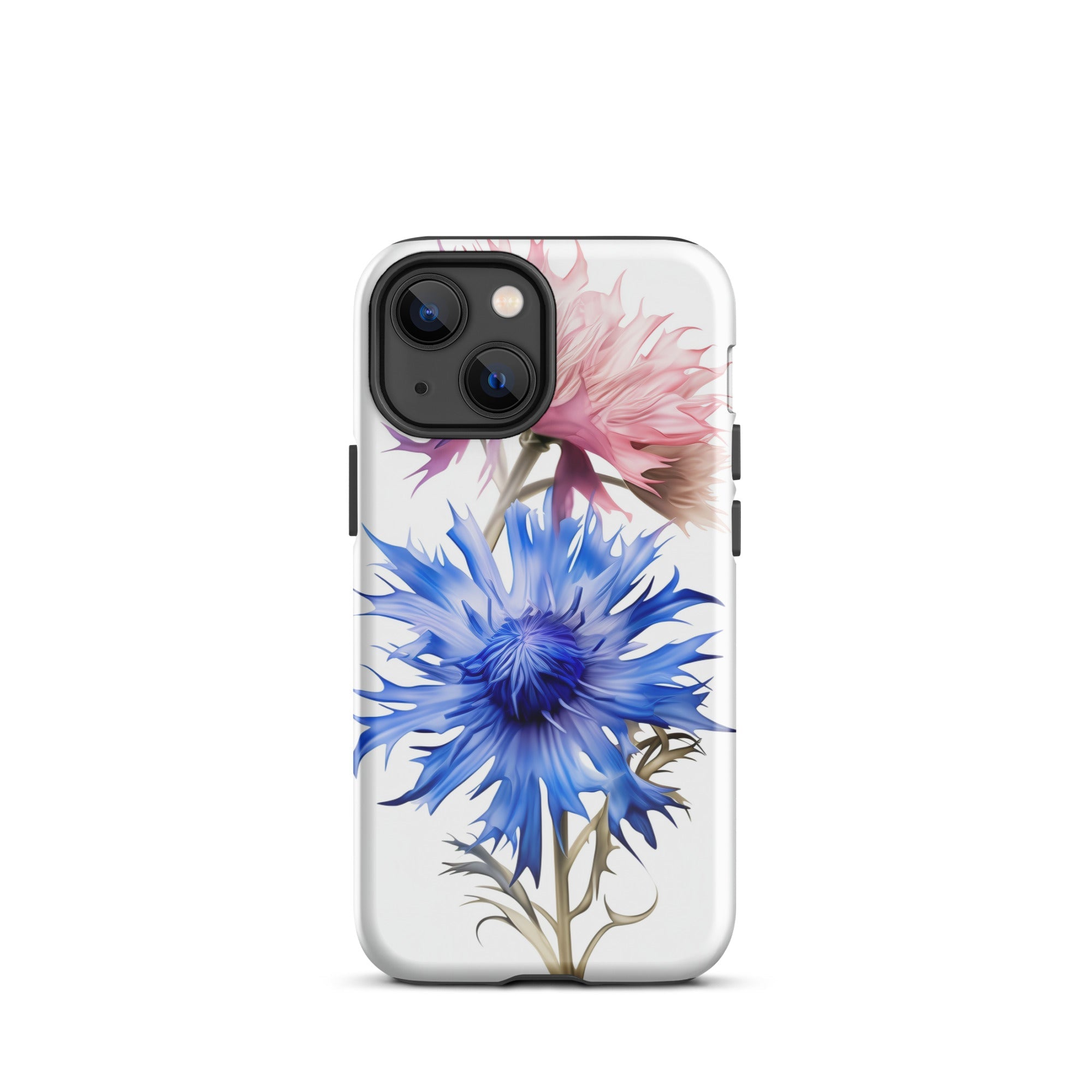 Cornflower Pink & Blue Flower iPhone Case by Visual Verse - Image 15