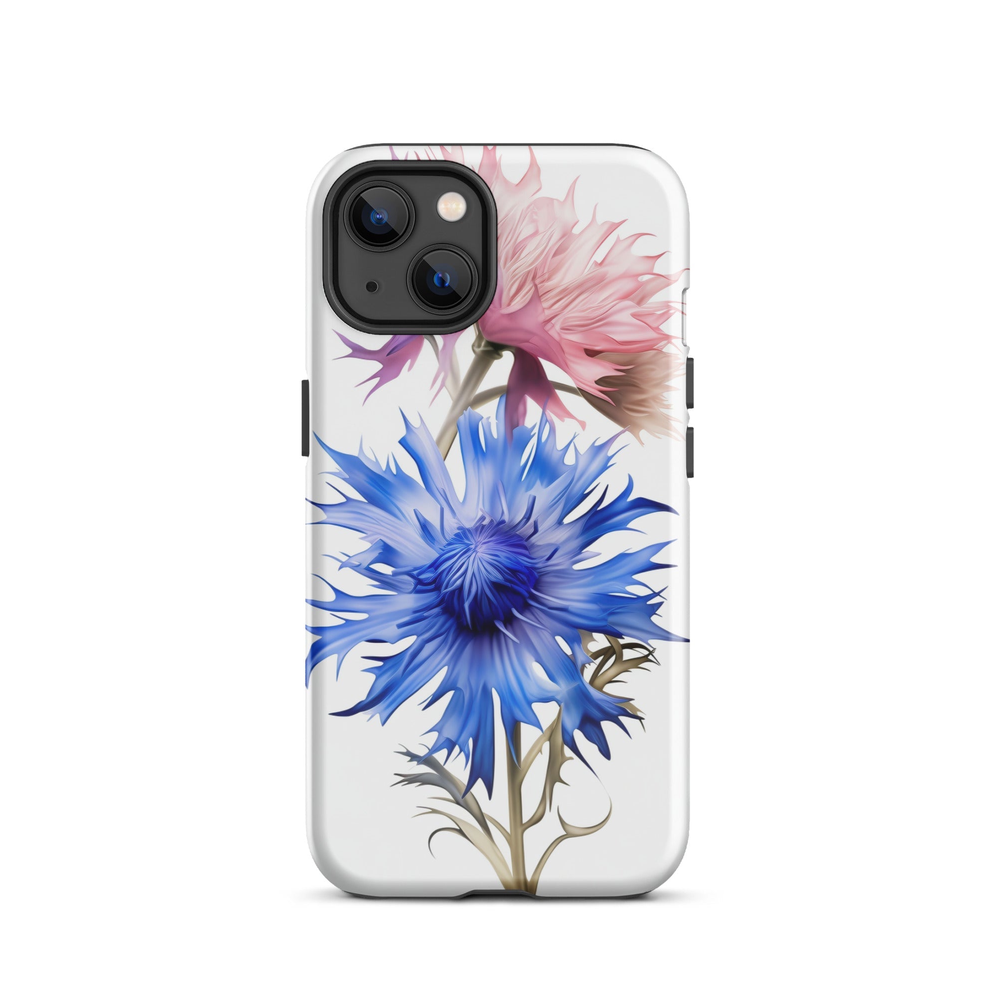 Cornflower Pink & Blue Flower iPhone Case by Visual Verse - Image 17