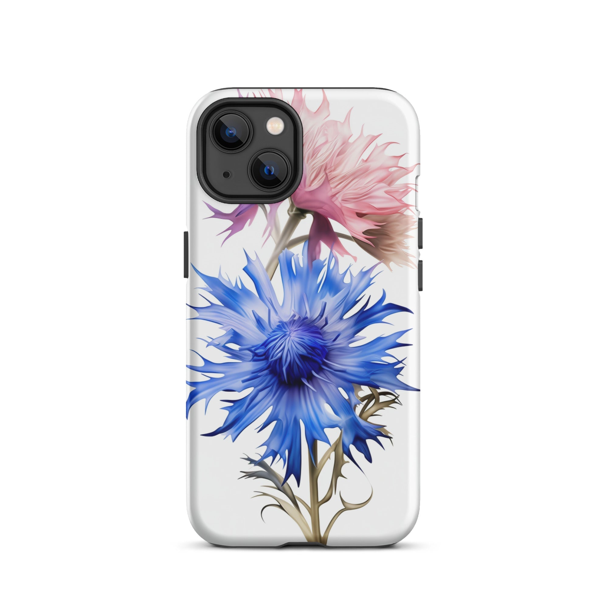 Cornflower Pink & Blue Flower iPhone Case by Visual Verse - Image 18