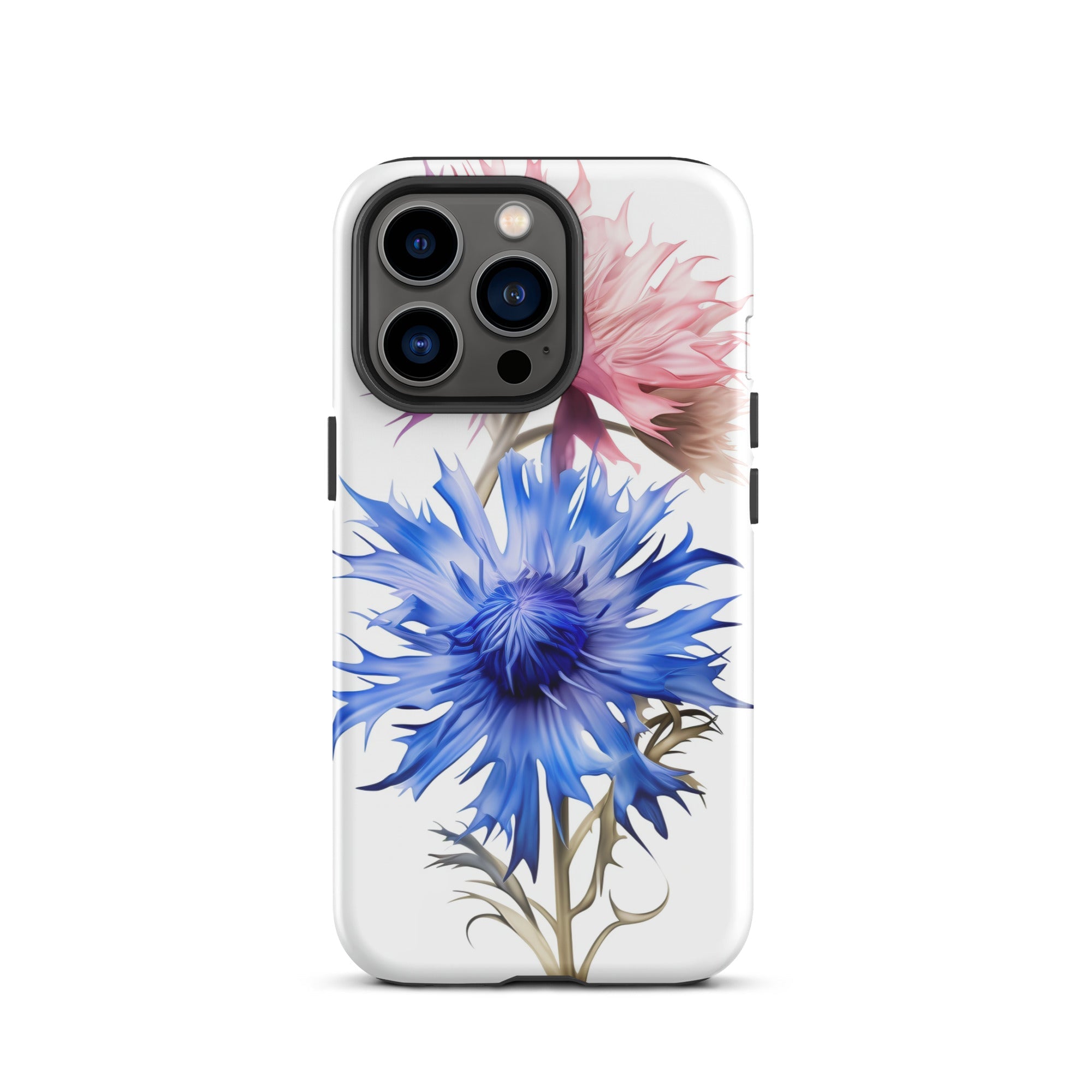 Cornflower Pink & Blue Flower iPhone Case by Visual Verse - Image 19