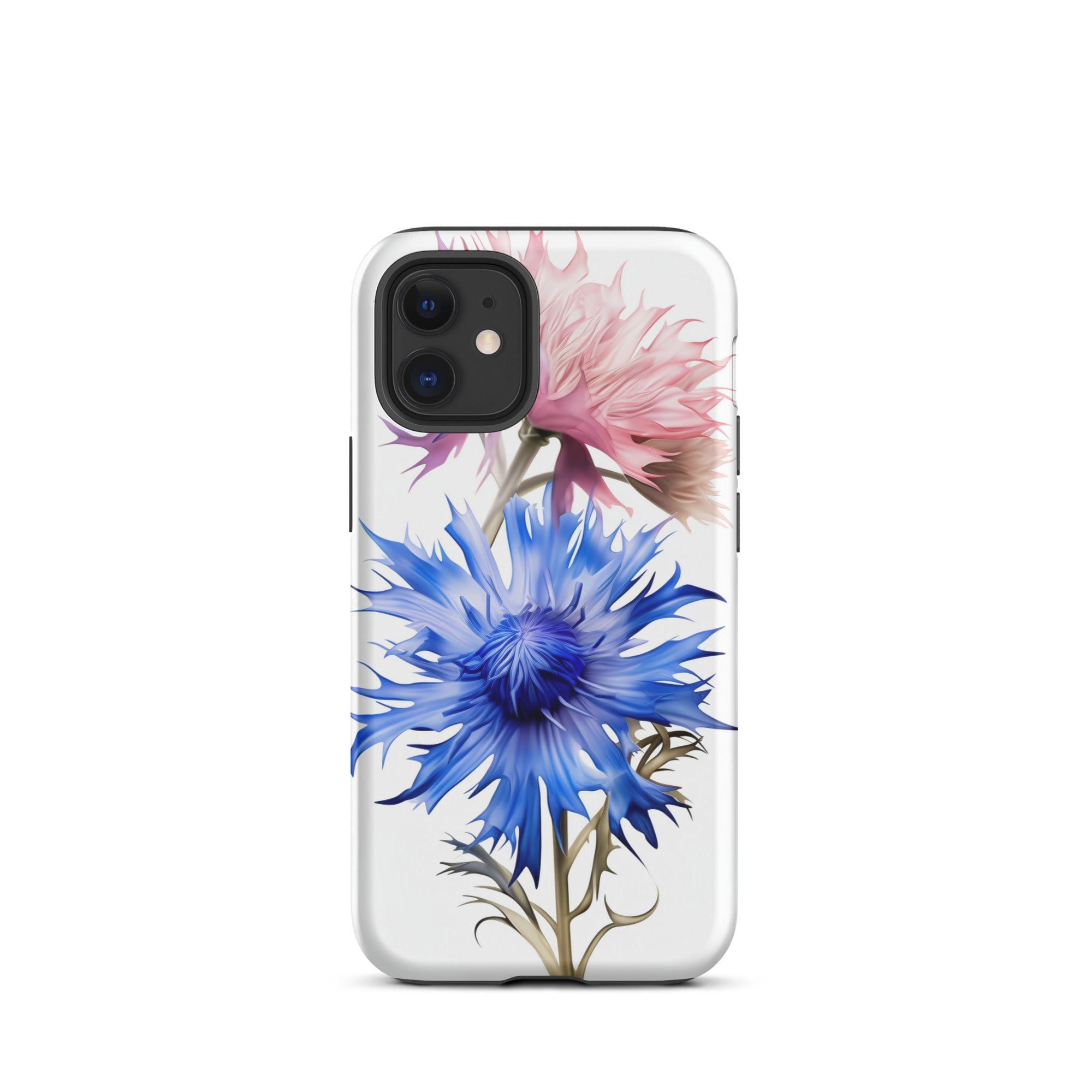Cornflower Pink & Blue Flower iPhone Case by Visual Verse - Image 8