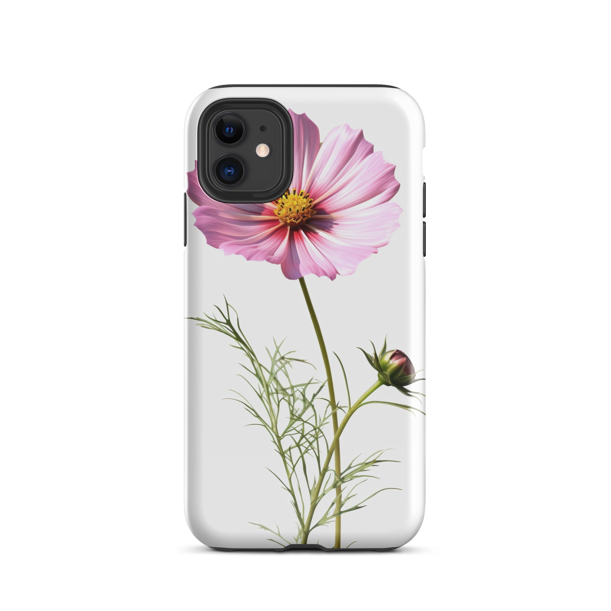 Cosmos Bright Lights Flower iPhone Case by Visual Verse - Image 1