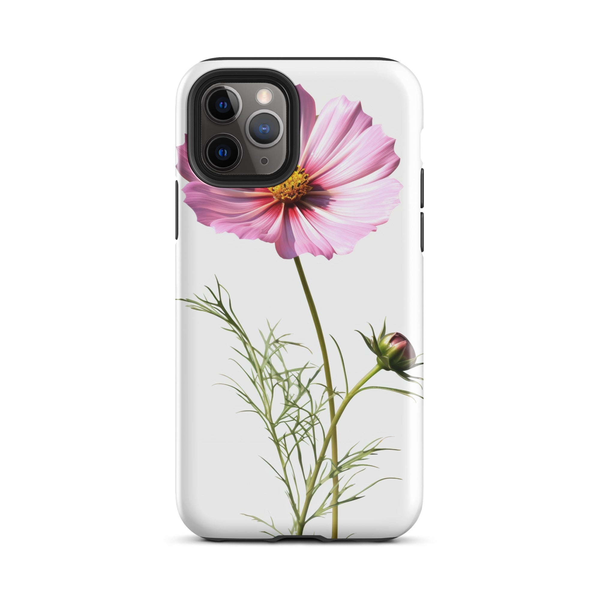 Cosmos Bright Lights Flower iPhone Case by Visual Verse - Image 3