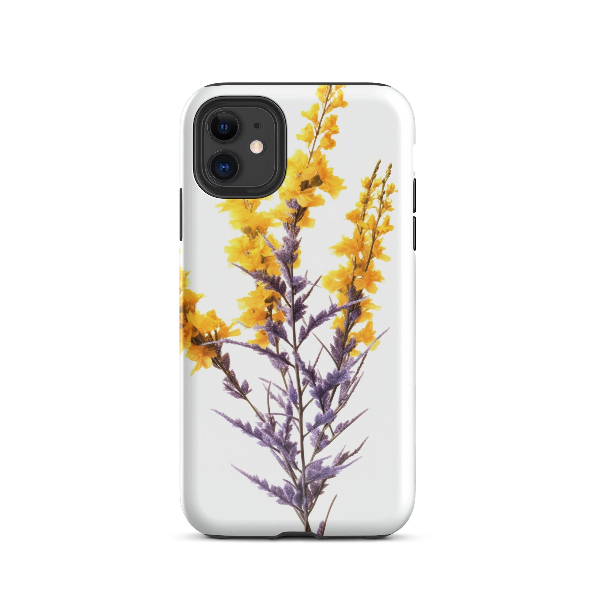 Cotton Lavender Flower iPhone Case by Visual Verse - Image 1