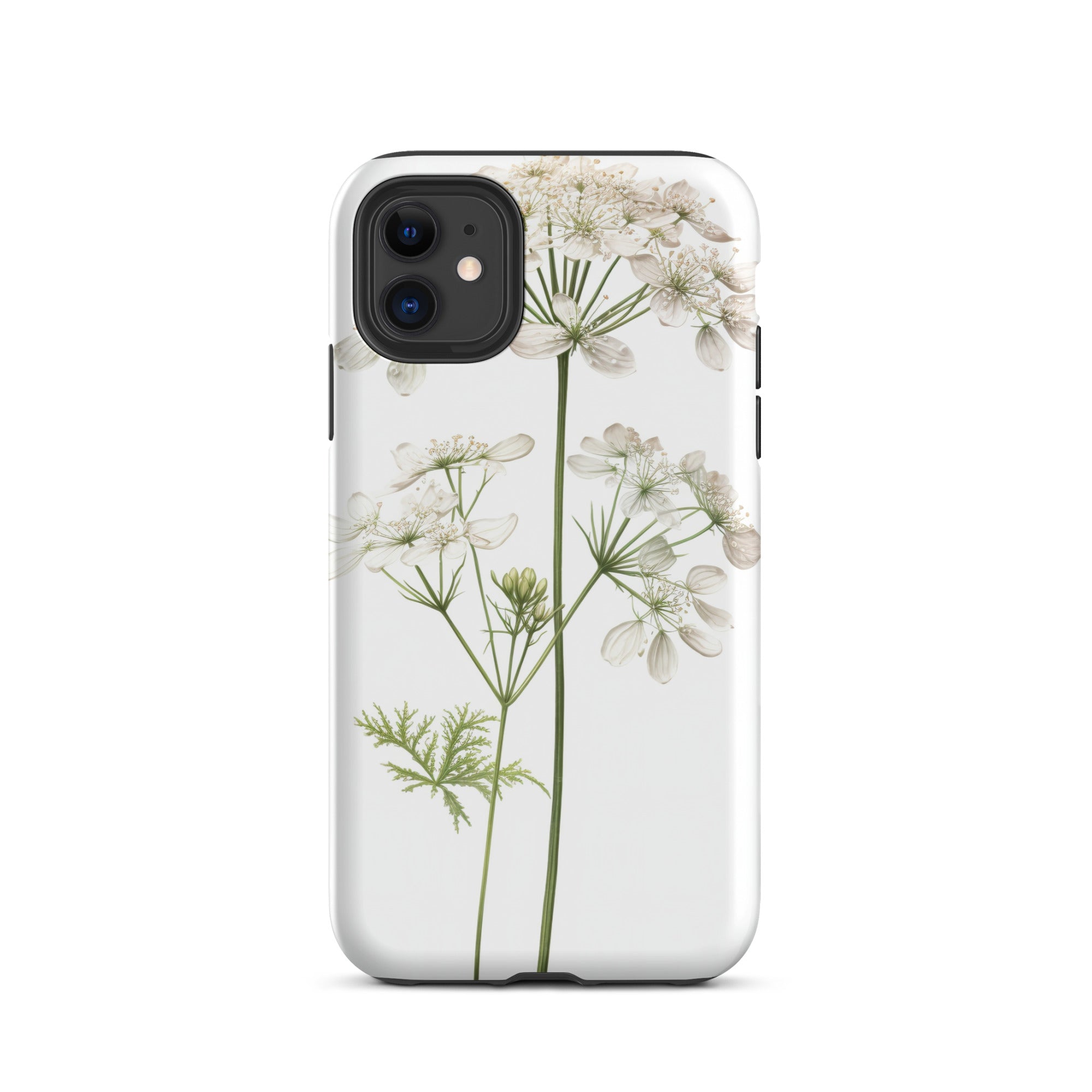 Cow Parsley Flower iPhone Case by Visual Verse - Image 2