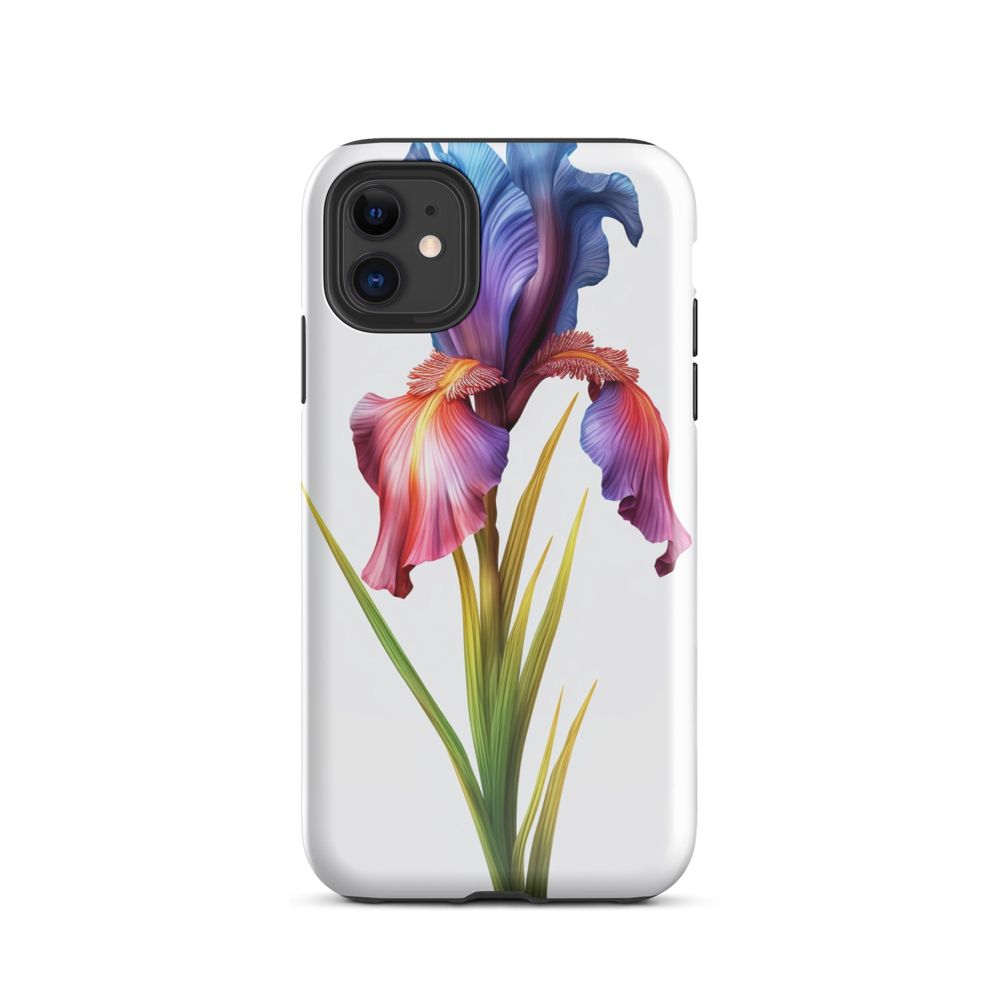 Crested Iris Flower iPhone Case by Visual Verse - Image 1