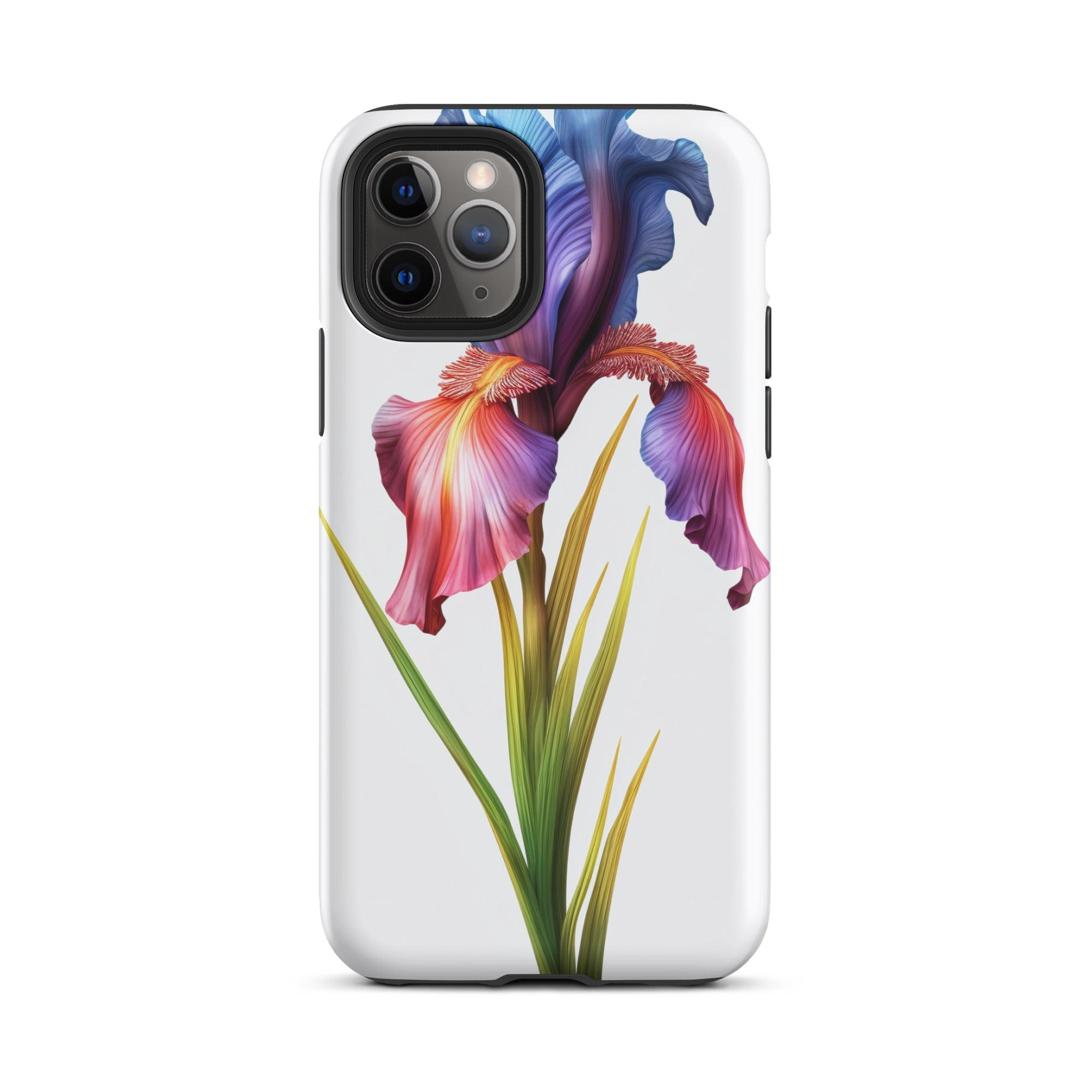 Crested Iris Flower iPhone Case by Visual Verse - Image 4