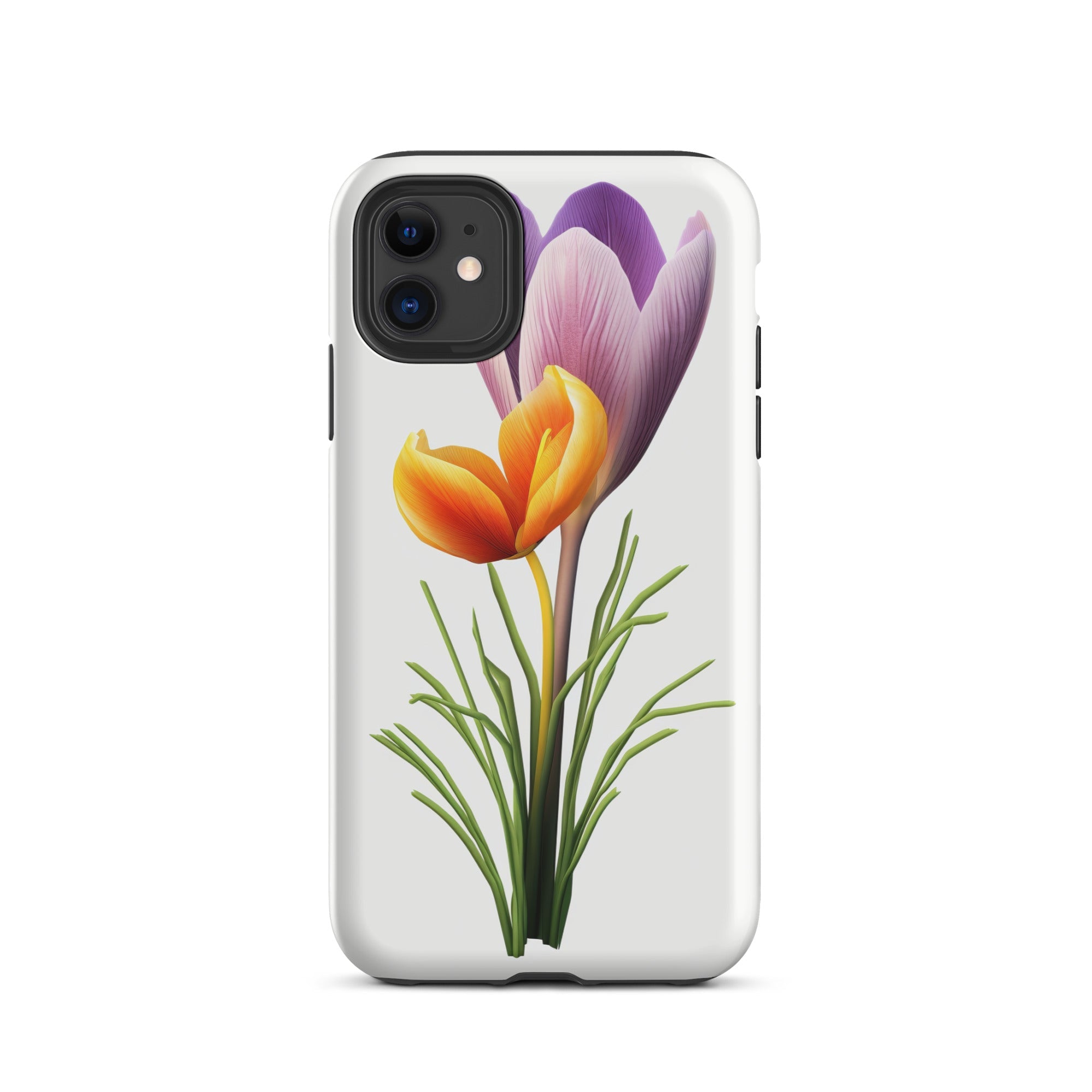 Crocus Flower iPhone Case by Visual Verse - Image 2