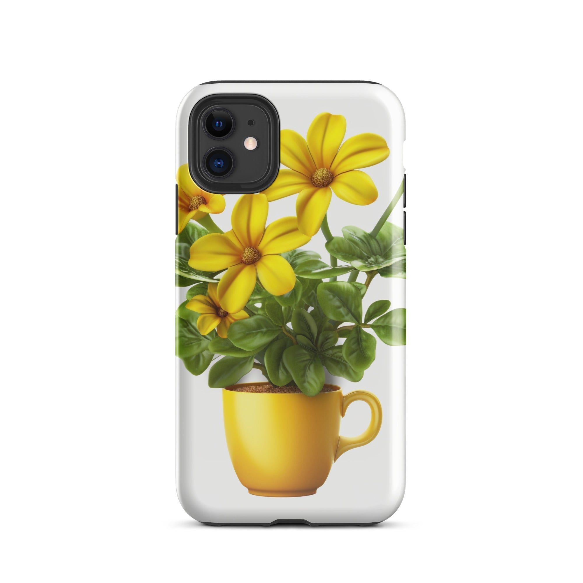 Cup Plant Flower iPhone Case by Visual Verse - Image 1