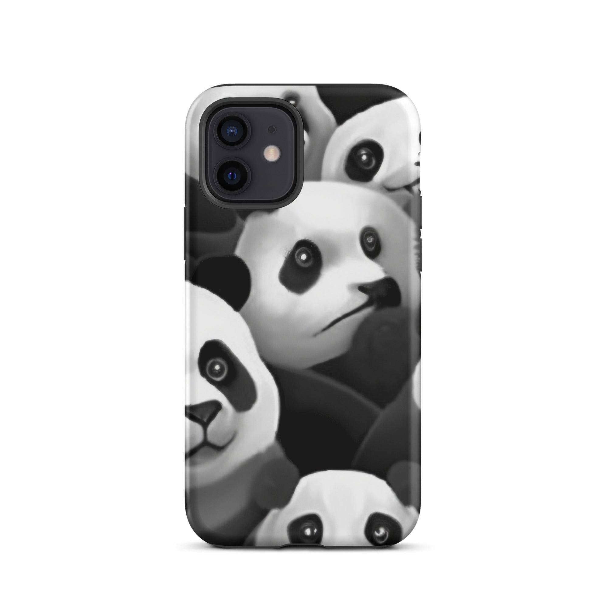 Cute & Playful Panda Faces iPhone Case by Visual Verse - Image 10
