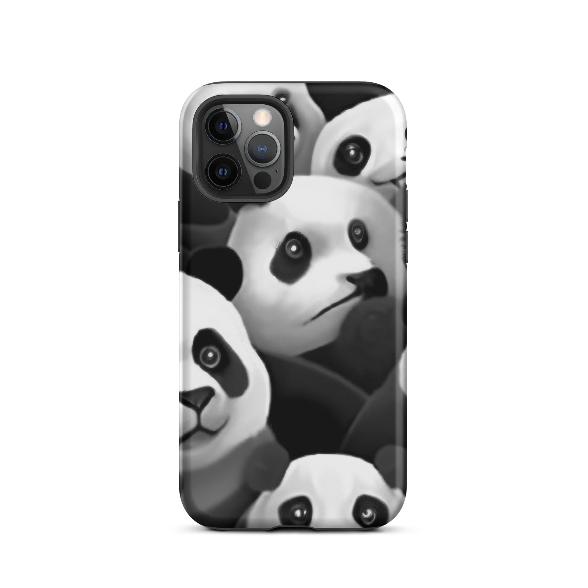 Cute & Playful Panda Faces iPhone Case by Visual Verse - Image 12