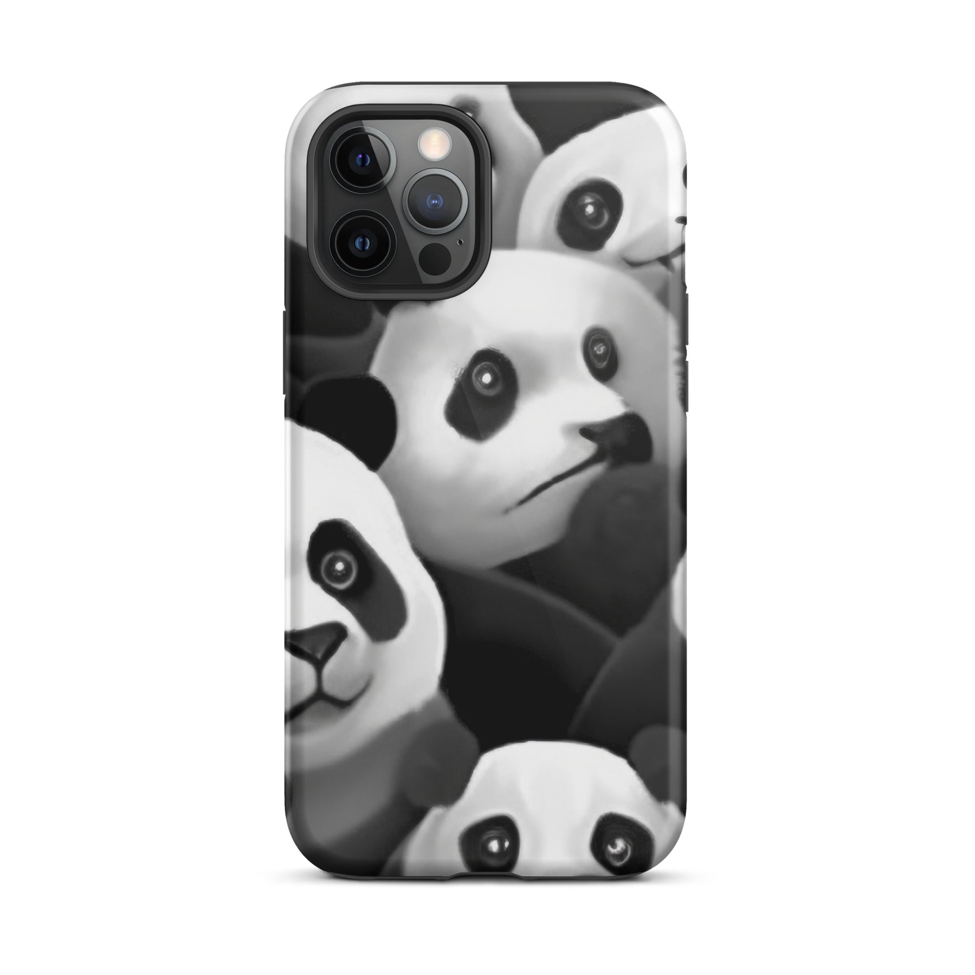 Cute & Playful Panda Faces iPhone Case by Visual Verse - Image 13