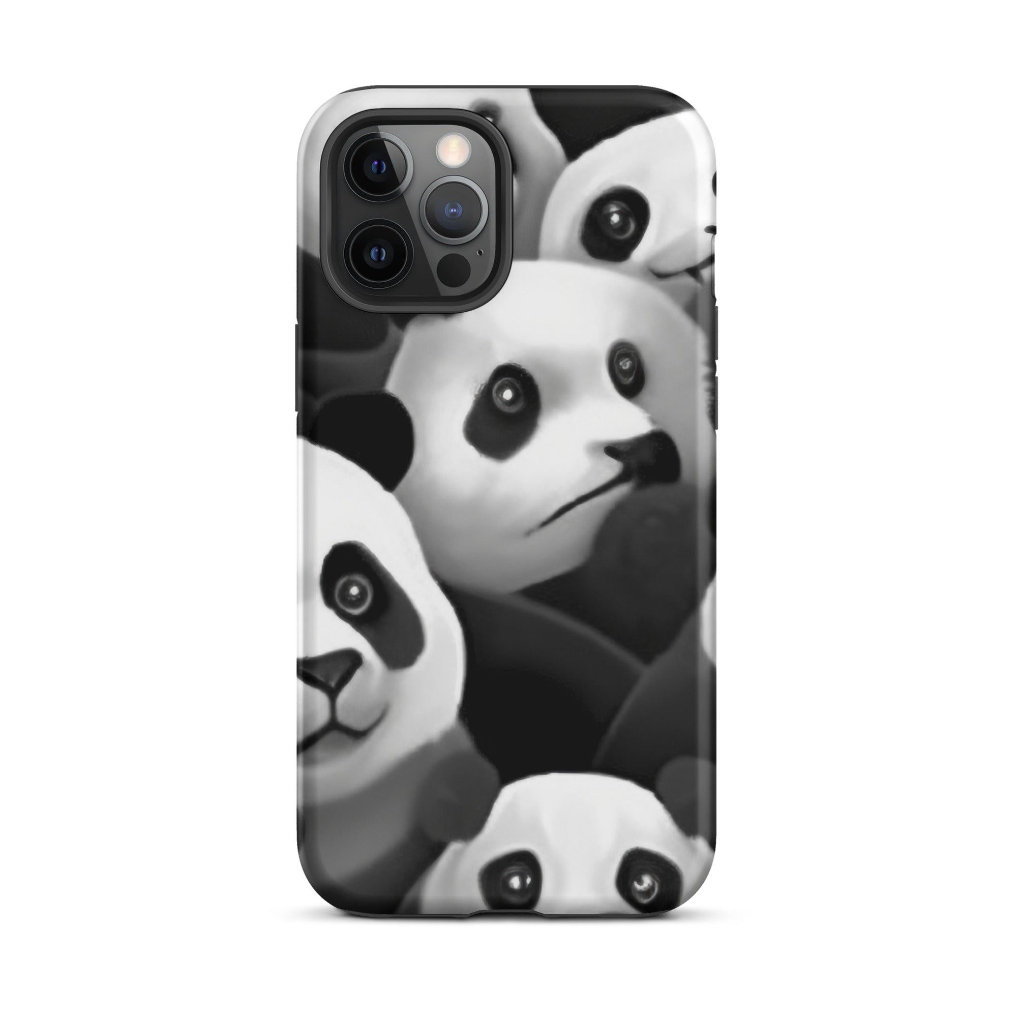 Cute & Playful Panda Faces iPhone Case by Visual Verse - Image 14