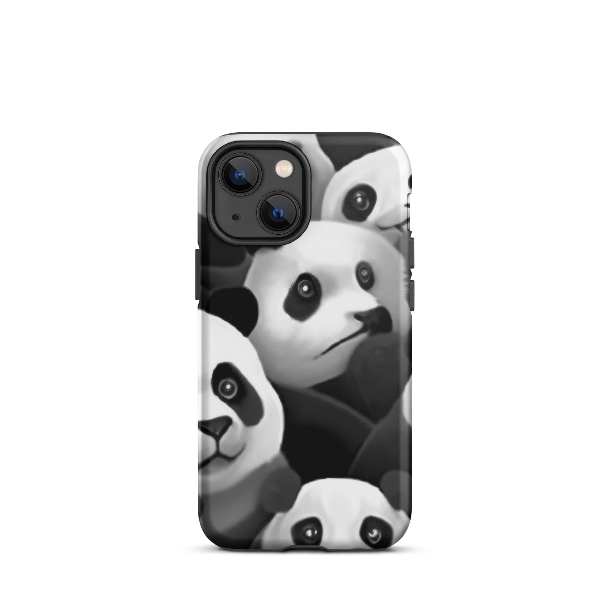 Cute & Playful Panda Faces iPhone Case by Visual Verse - Image 15