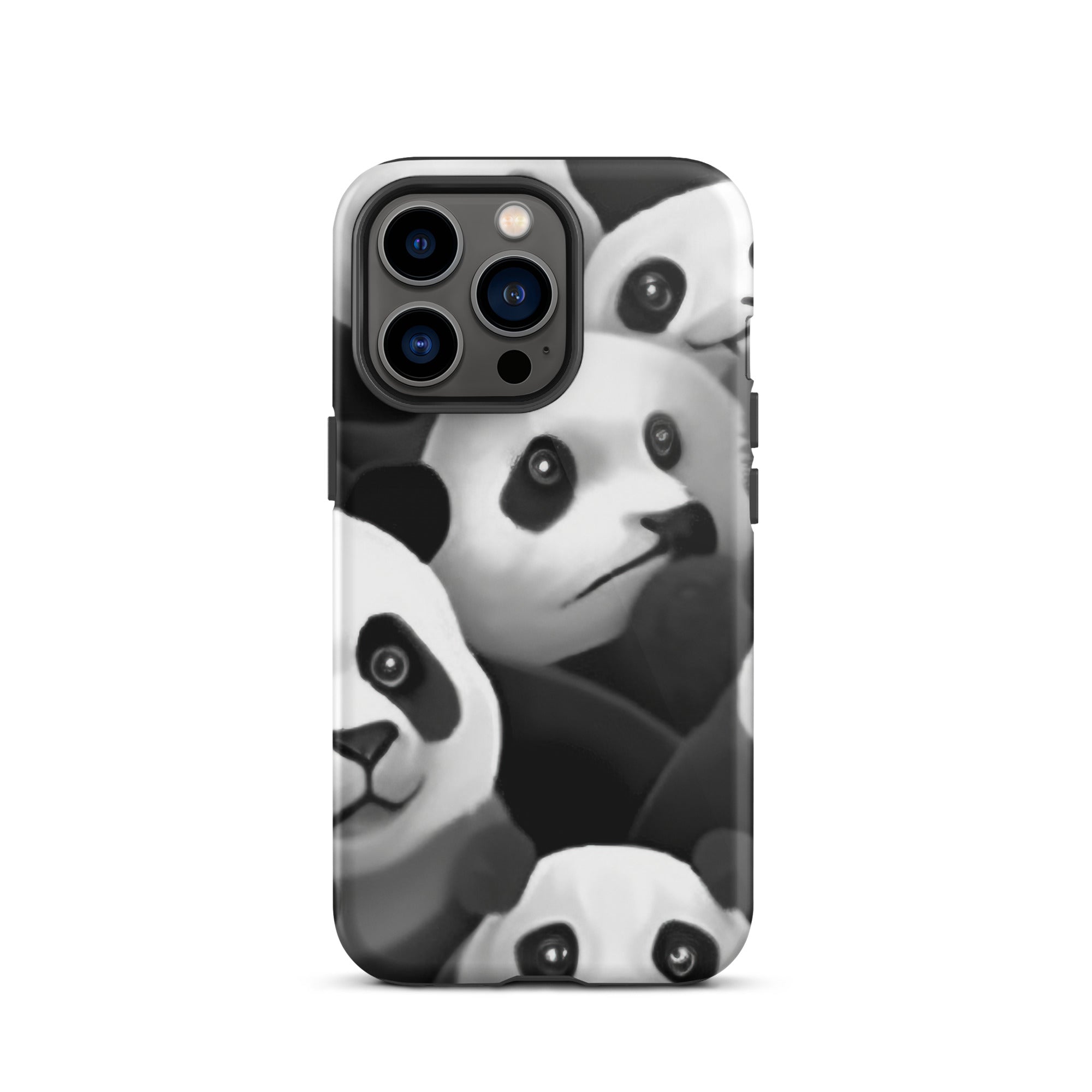 Cute & Playful Panda Faces iPhone Case by Visual Verse - Image 19