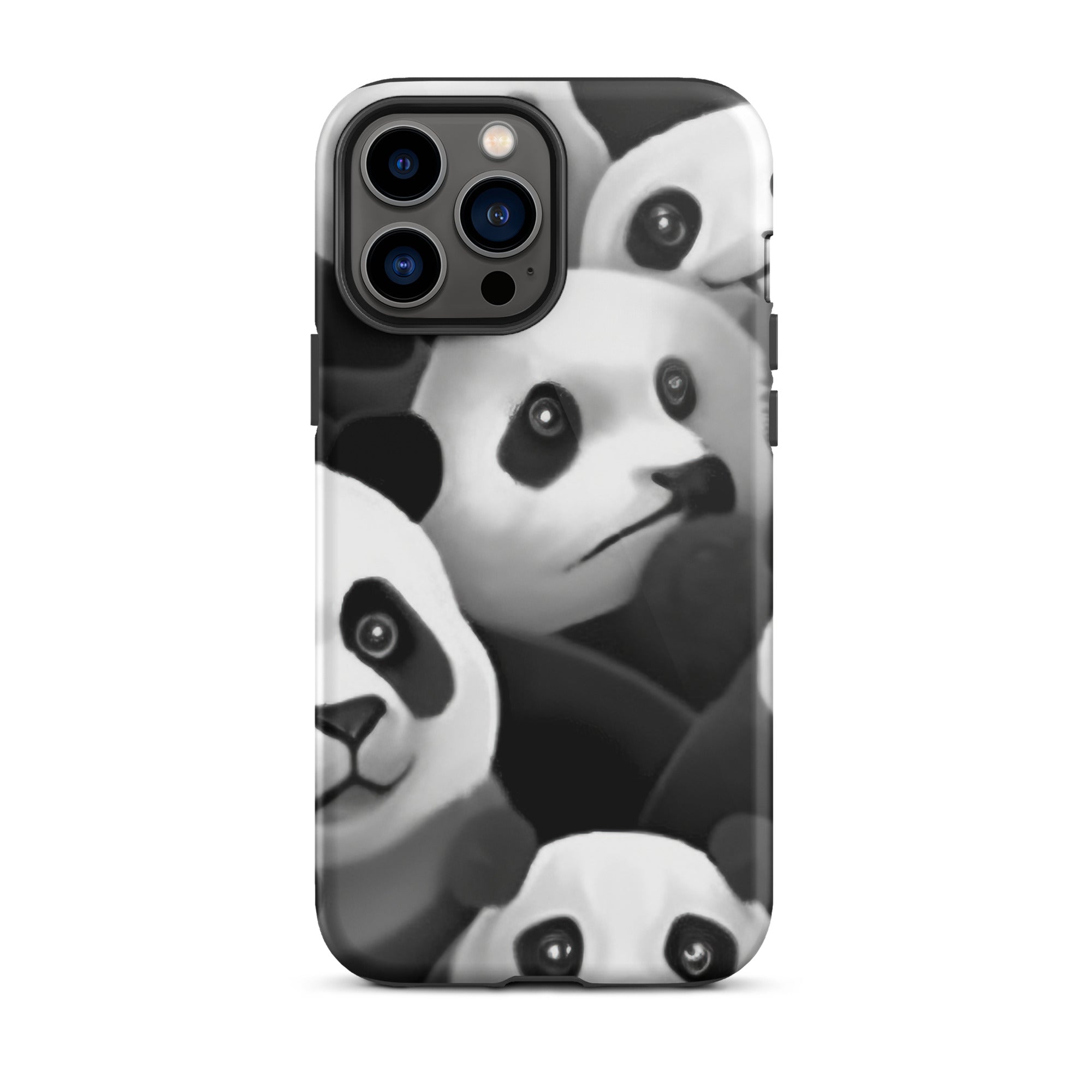 Cute & Playful Panda Faces iPhone Case by Visual Verse - Image 21