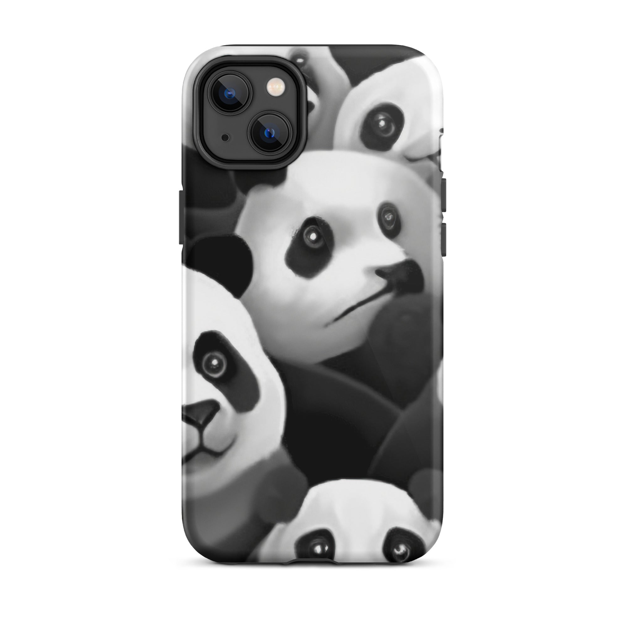 Cute & Playful Panda Faces iPhone Case by Visual Verse - Image 25
