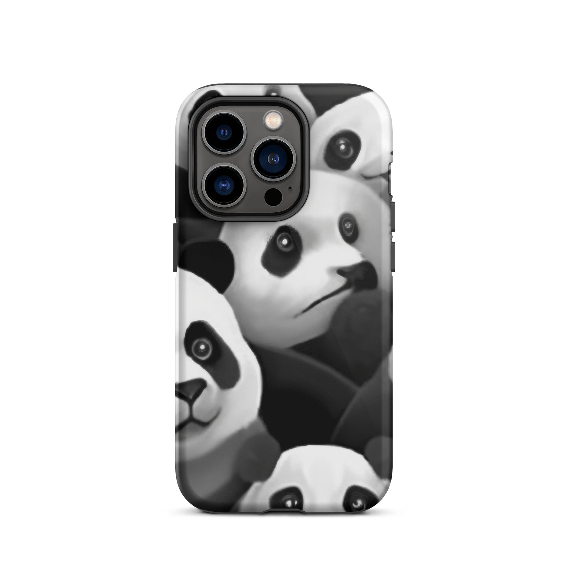 Cute & Playful Panda Faces iPhone Case by Visual Verse - Image 27
