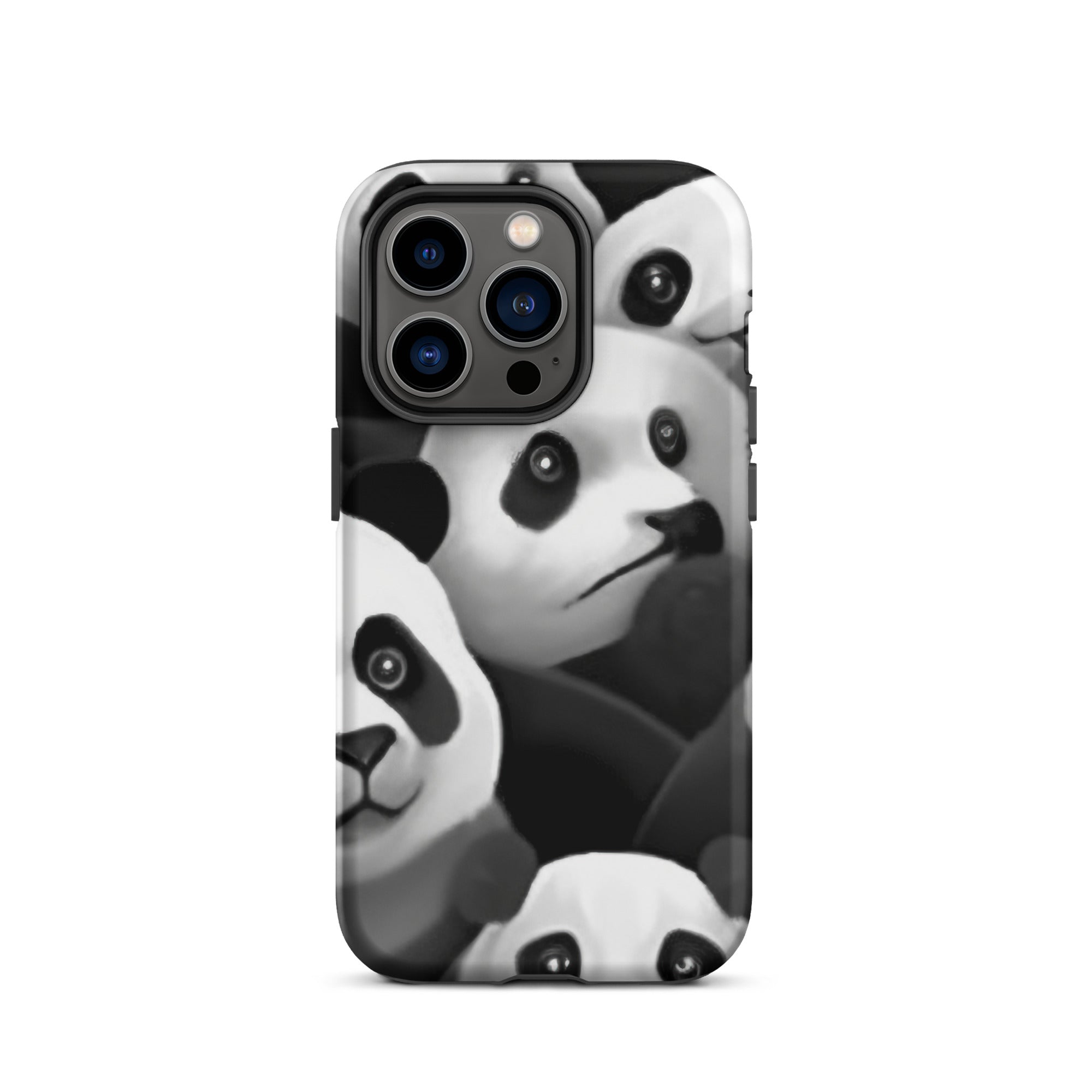 Cute & Playful Panda Faces iPhone Case by Visual Verse - Image 28