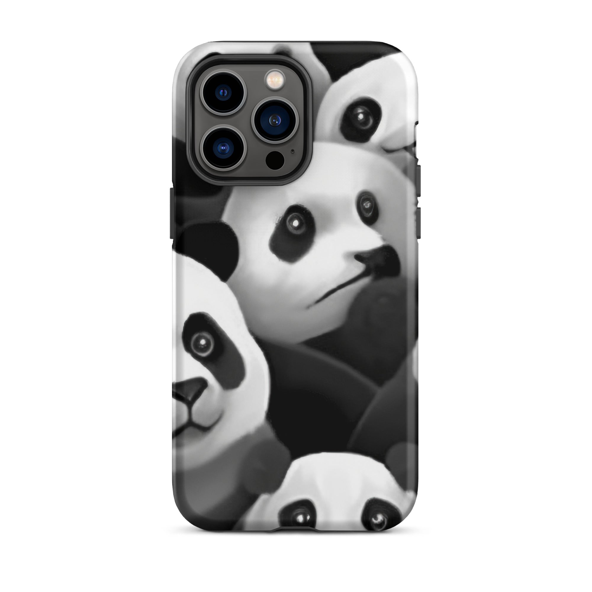 Cute & Playful Panda Faces iPhone Case by Visual Verse - Image 30