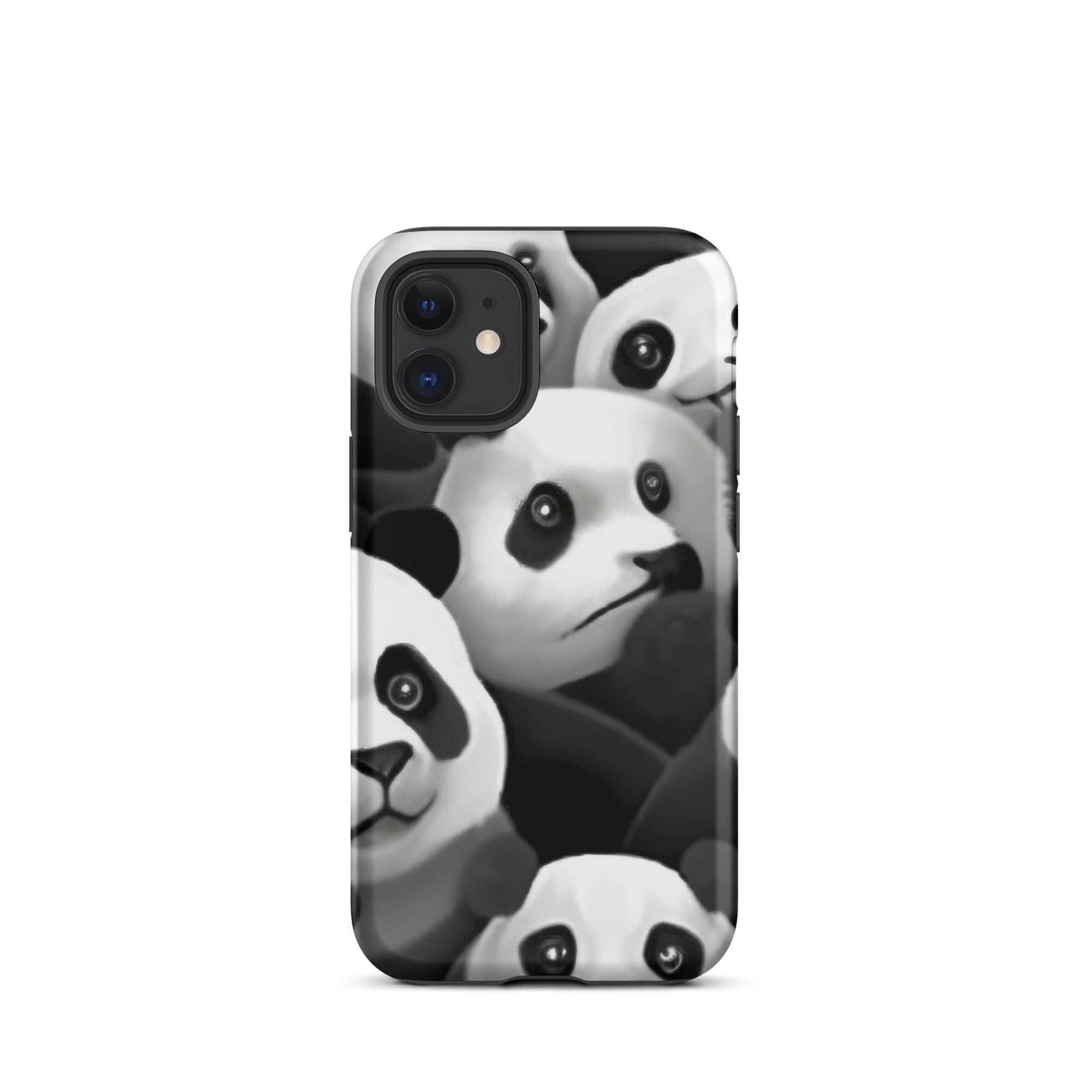 Cute & Playful Panda Faces iPhone Case by Visual Verse - Image 8