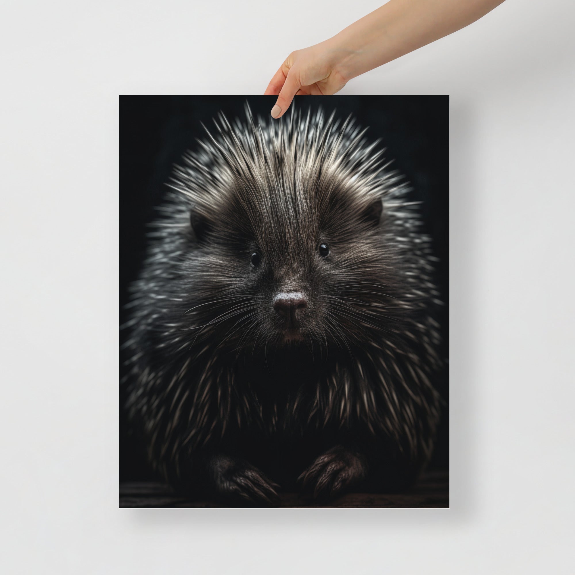 Cute Porcupine with Colorful Quills Art Poster by Visual Verse - Image 5