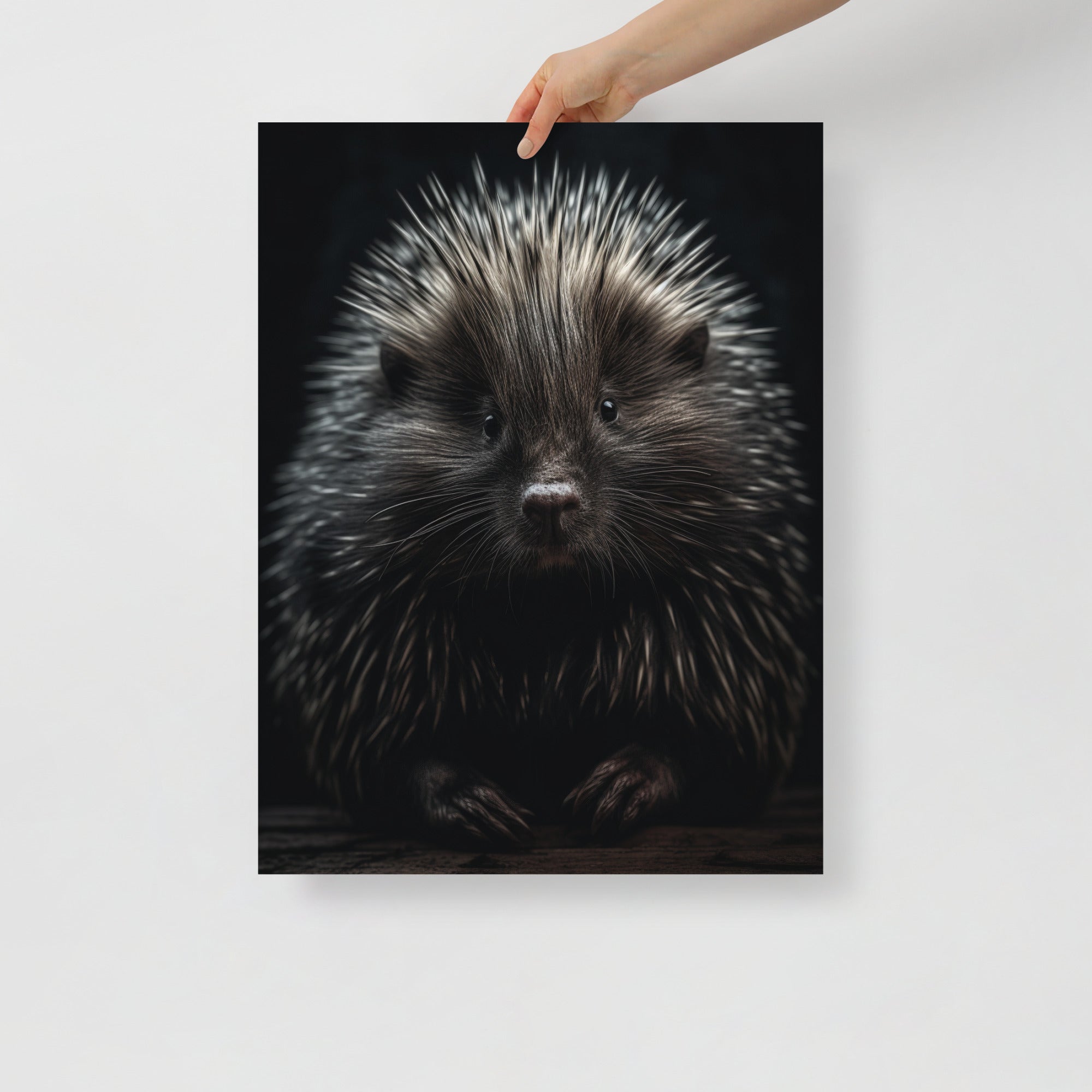 Cute Porcupine with Colorful Quills Art Poster by Visual Verse - Image 6