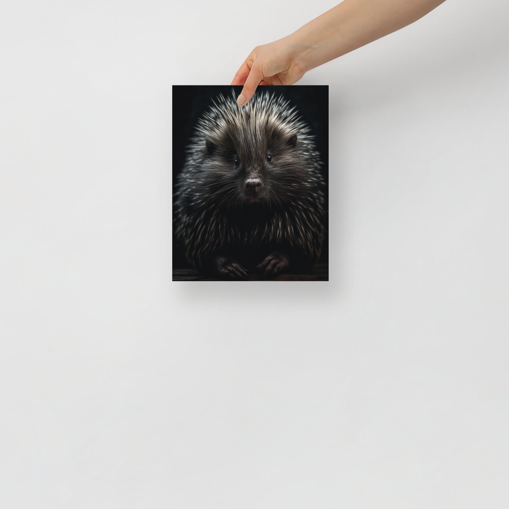 Cute Porcupine with Colorful Quills Art Poster by Visual Verse - Image 9