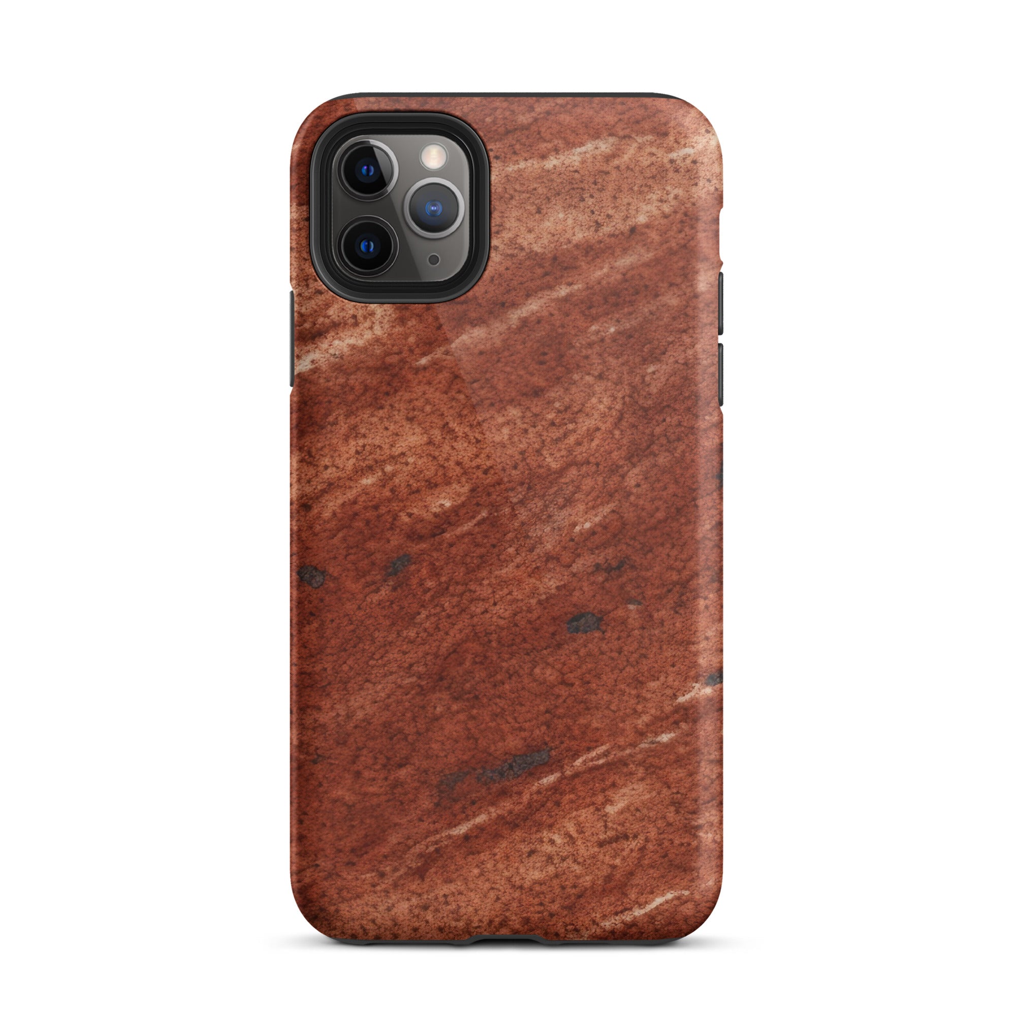 Dakota Mahogany Granite iPhone Case by Visual Verse - Image 5