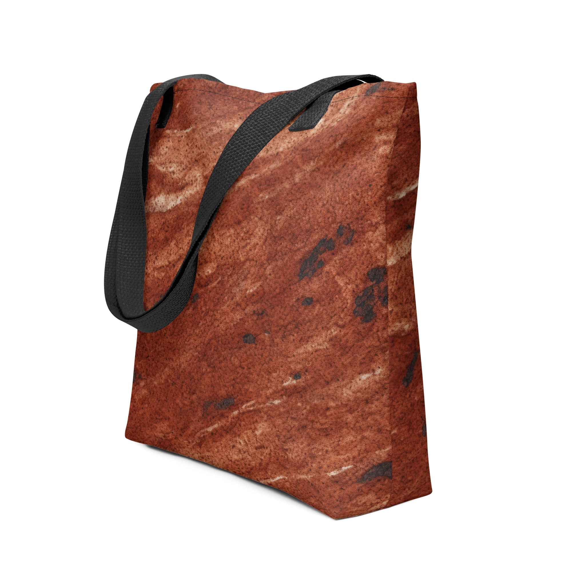 Dakota Mahogany Granite Tote Bag by Visual Verse - Image 1