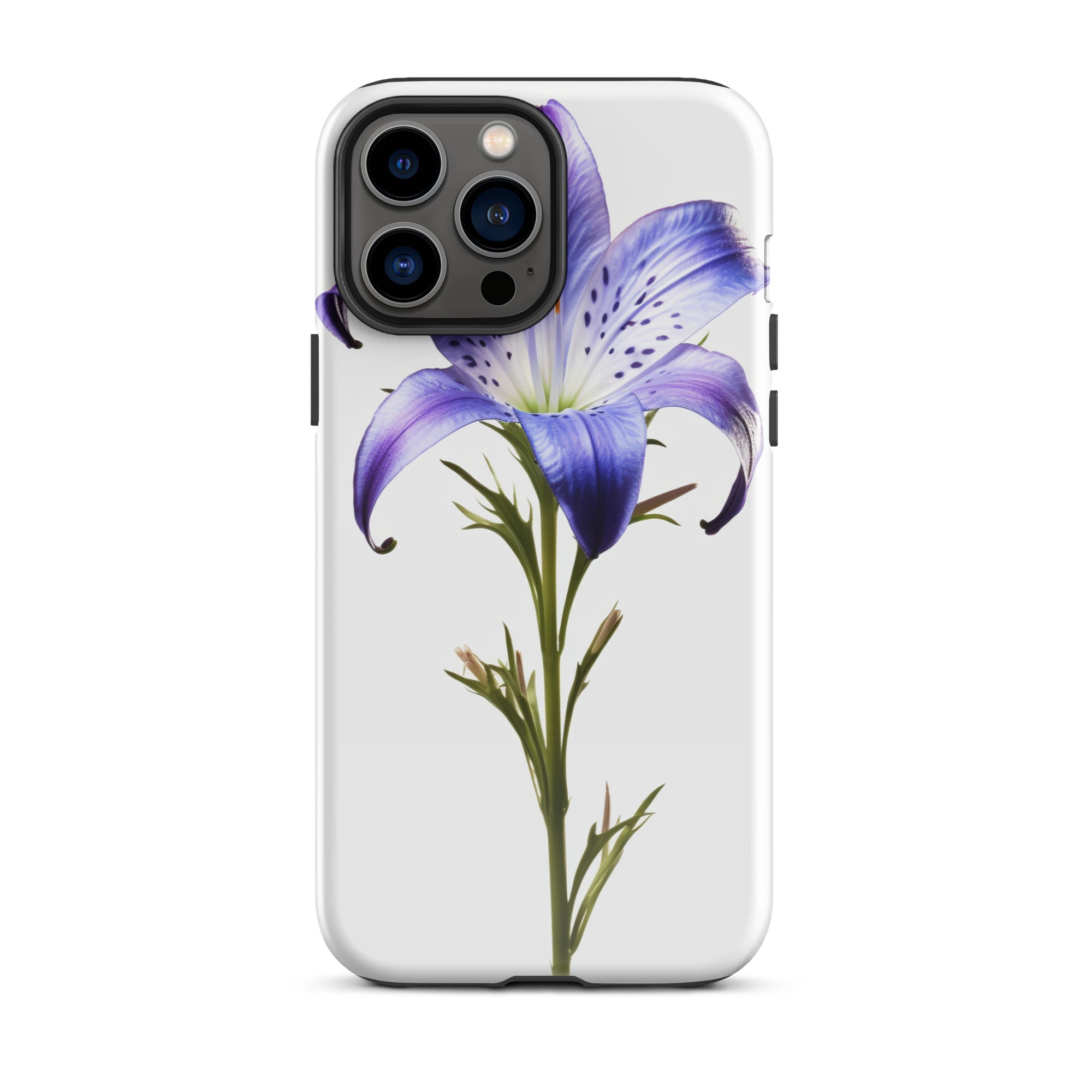 Dalmatian Bellflower Flower iPhone Case by Visual Verse - Image 21