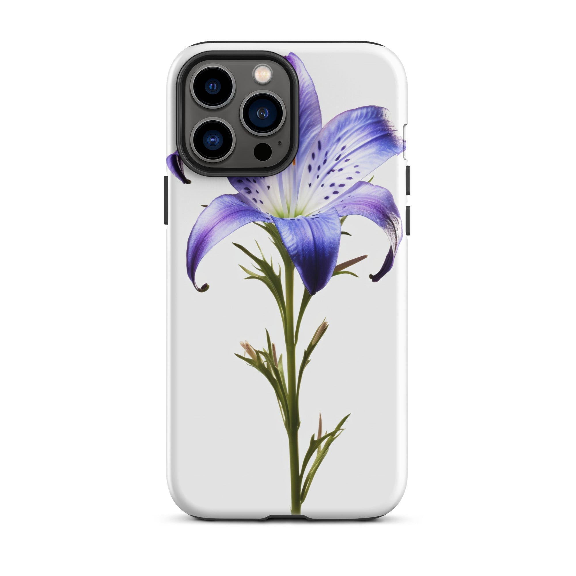 Dalmatian Bellflower Flower iPhone Case by Visual Verse - Image 22