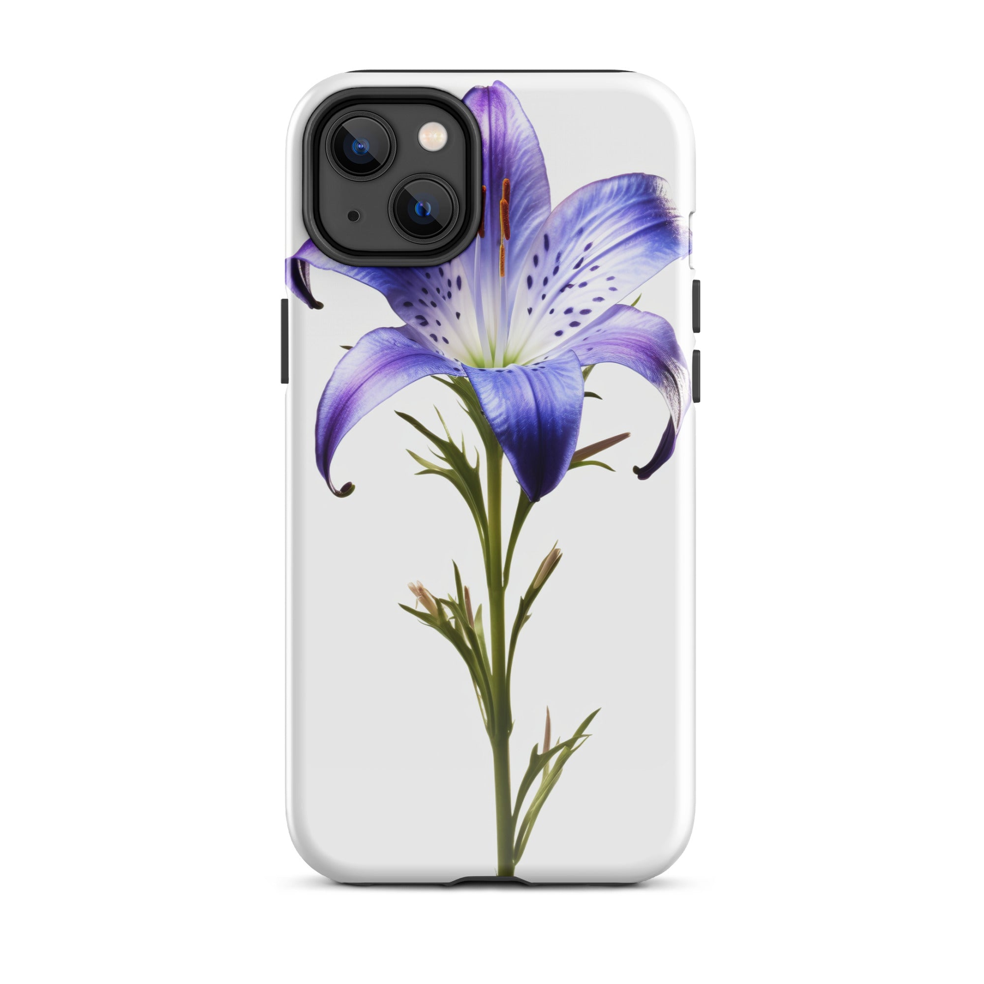 Dalmatian Bellflower Flower iPhone Case by Visual Verse - Image 25