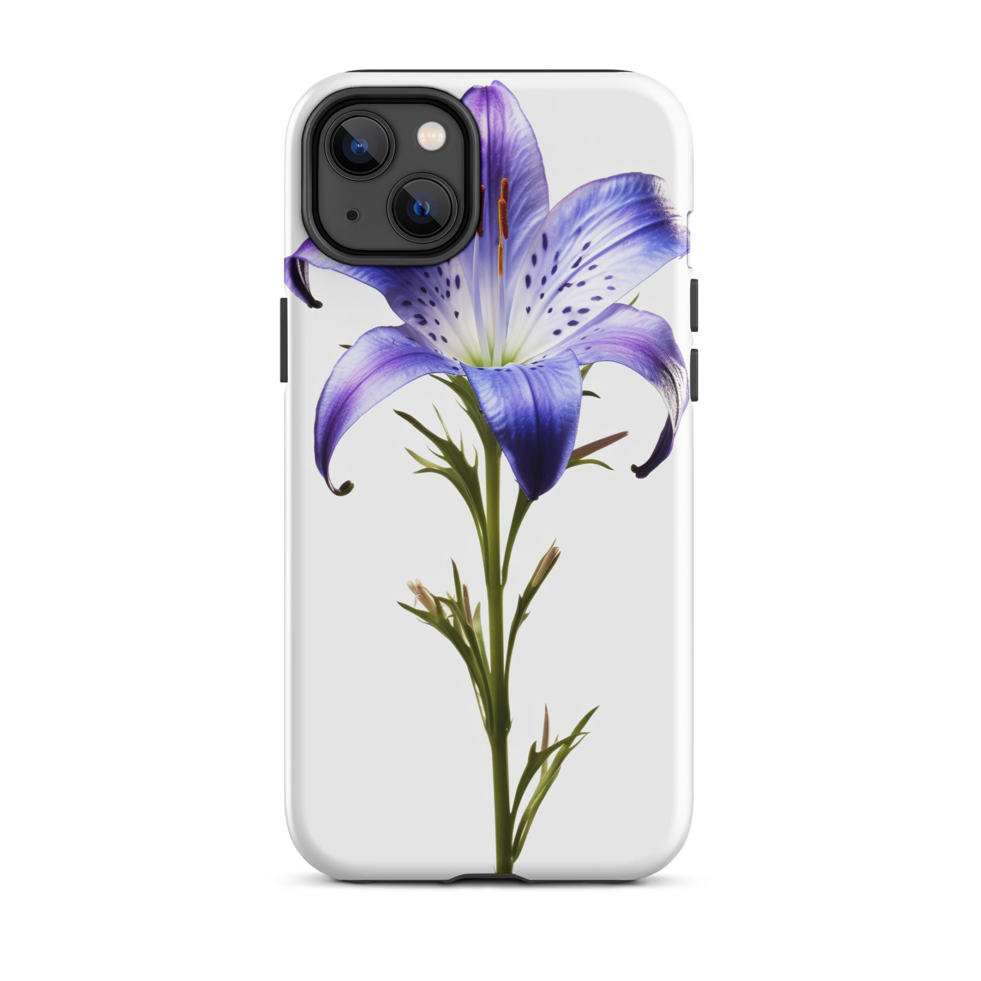 Dalmatian Bellflower Flower iPhone Case by Visual Verse - Image 26