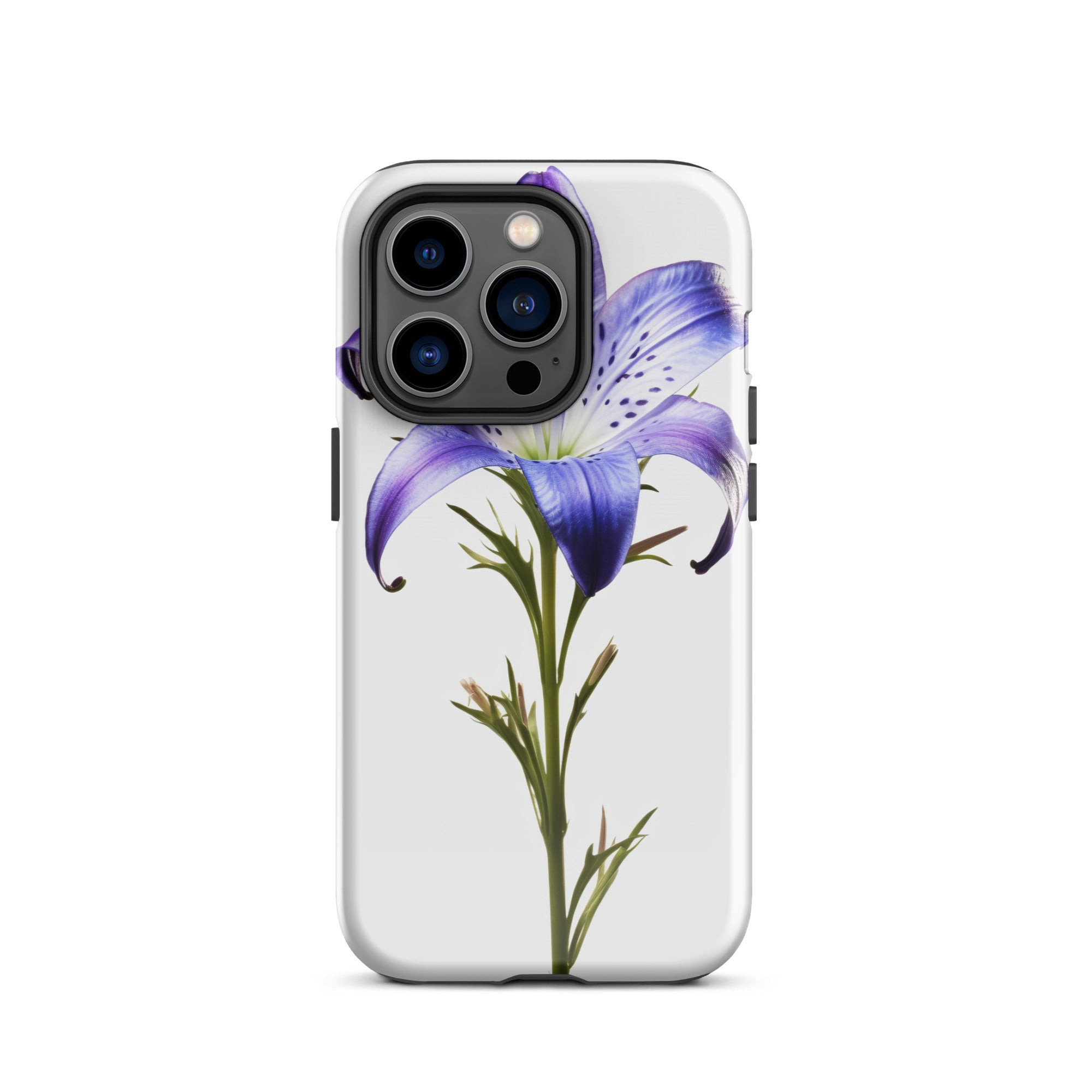 Dalmatian Bellflower Flower iPhone Case by Visual Verse - Image 27