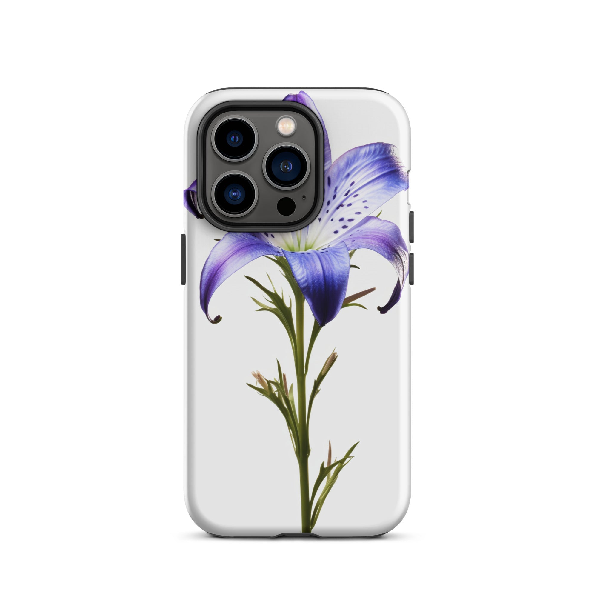 Dalmatian Bellflower Flower iPhone Case by Visual Verse - Image 28