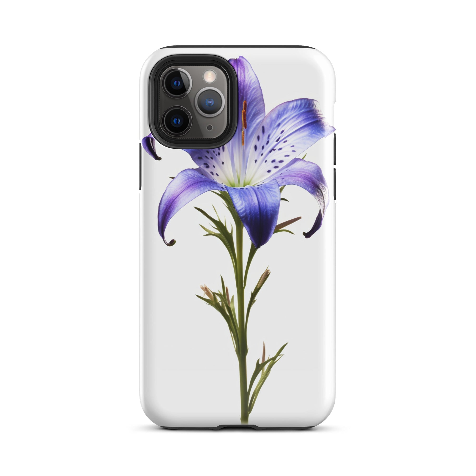 Dalmatian Bellflower Flower iPhone Case by Visual Verse - Image 3