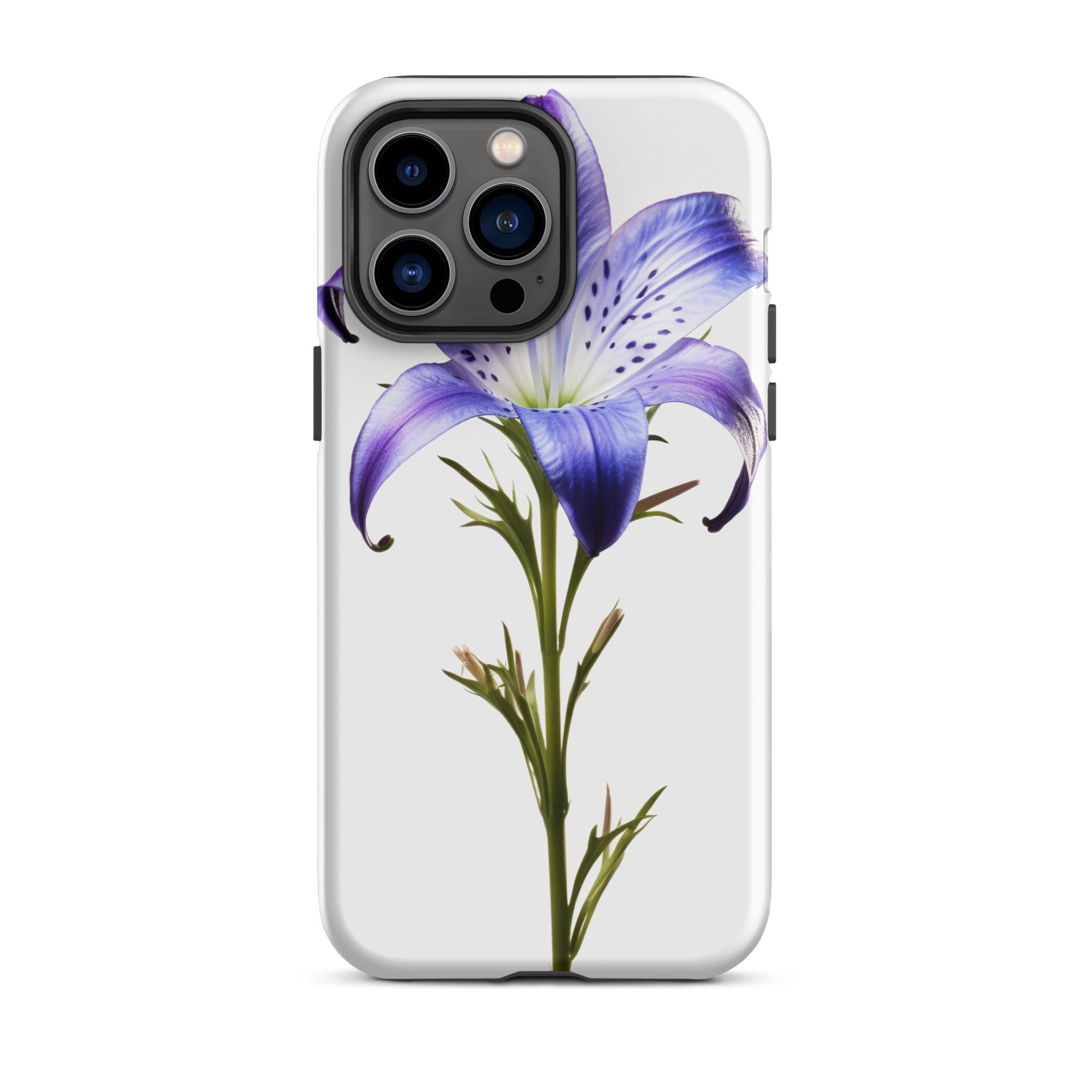 Dalmatian Bellflower Flower iPhone Case by Visual Verse - Image 30